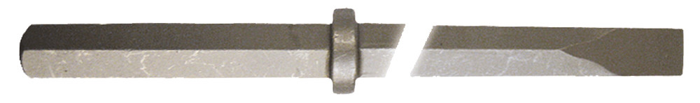 Burin plat Hexagonal 28 mm à collerette Makita