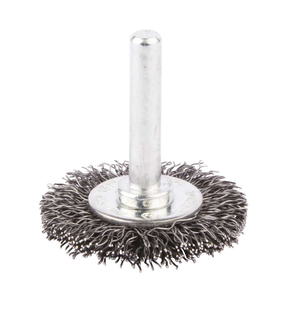 Brosse circulaire à fils acier ondulés pour perceuses Makita