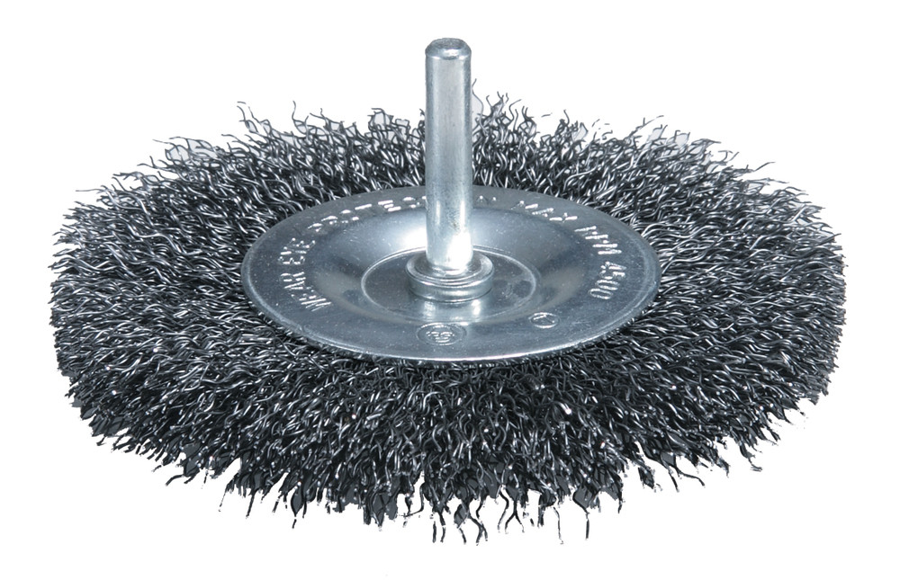 Brosse circulaire à fils acier ondulés pour perceuses Makita