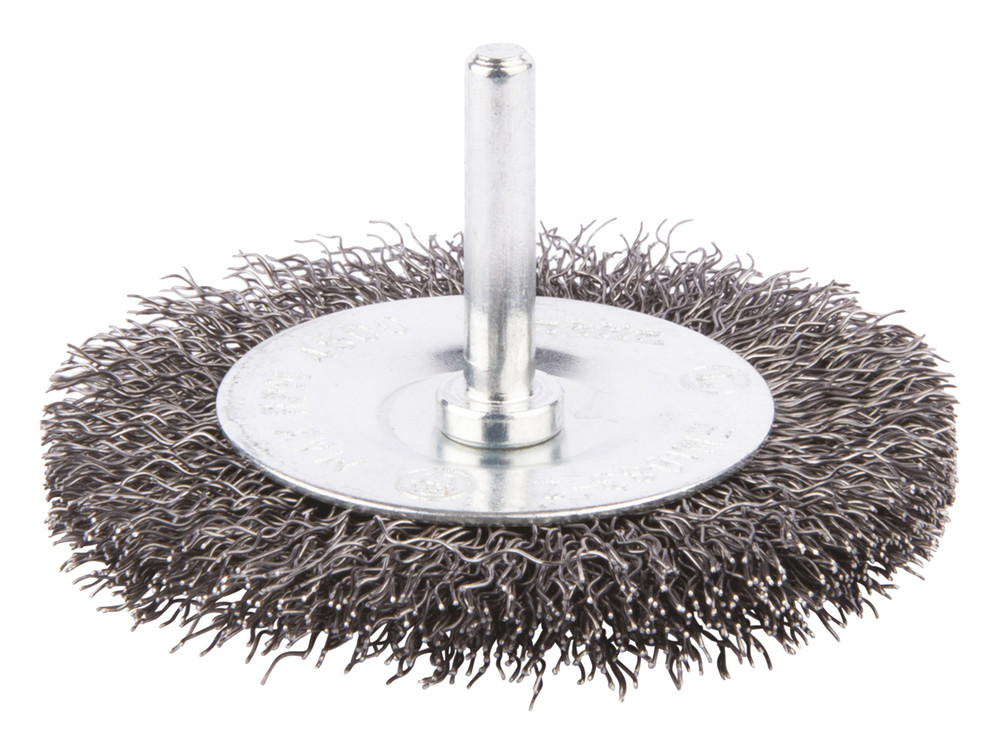 Brosse circulaire à fils acier ondulés pour perceuses Makita