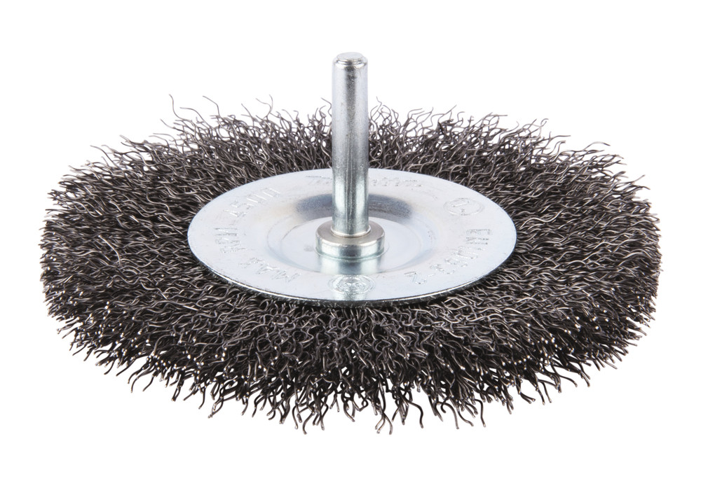 Brosse circulaire à fils acier ondulés pour perceuses Makita