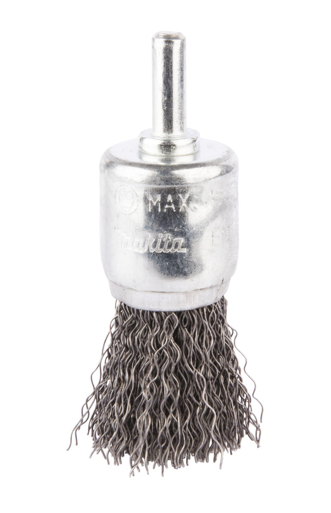 Brosse pinceau à fils acier ondulés pour perceuses Makita