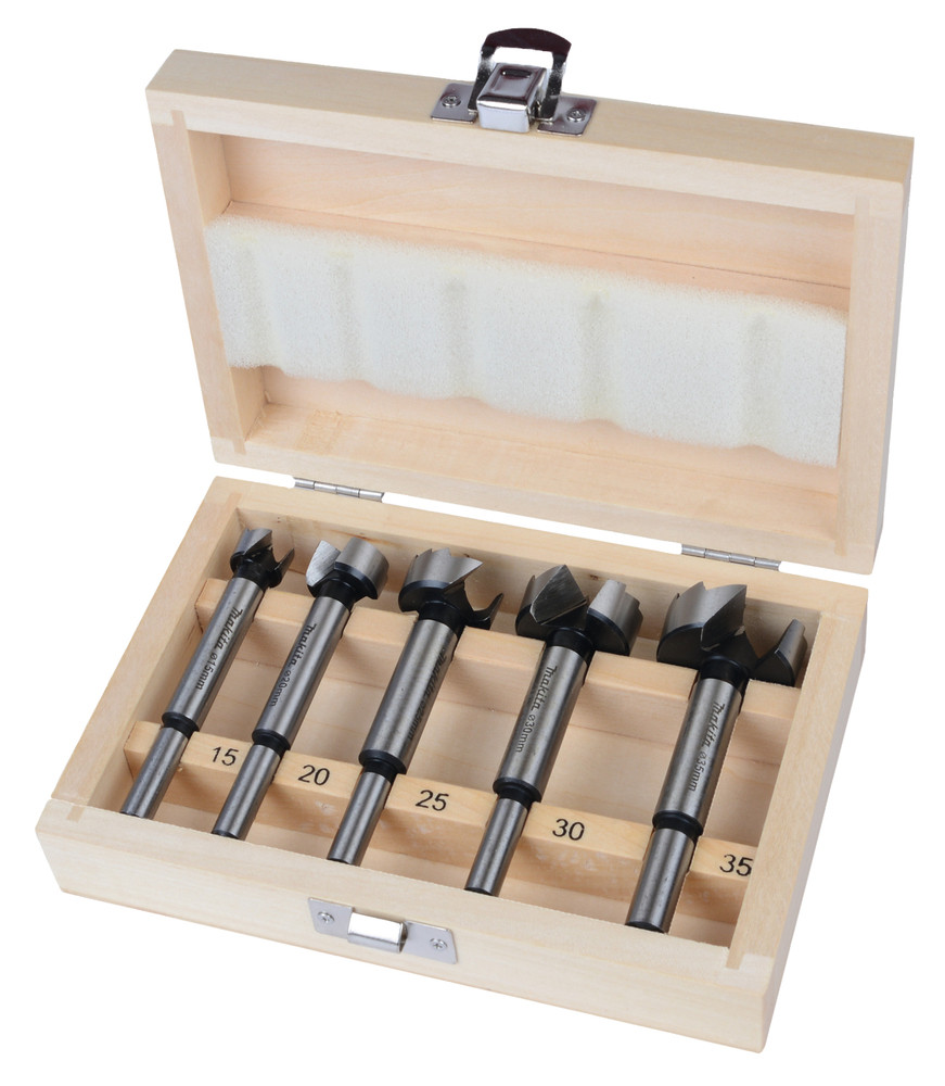 Jeu de forets Forstner, par 5 Makita
