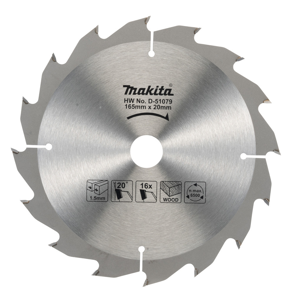 Lames carbure bois standard, pour scies circulaires Makita