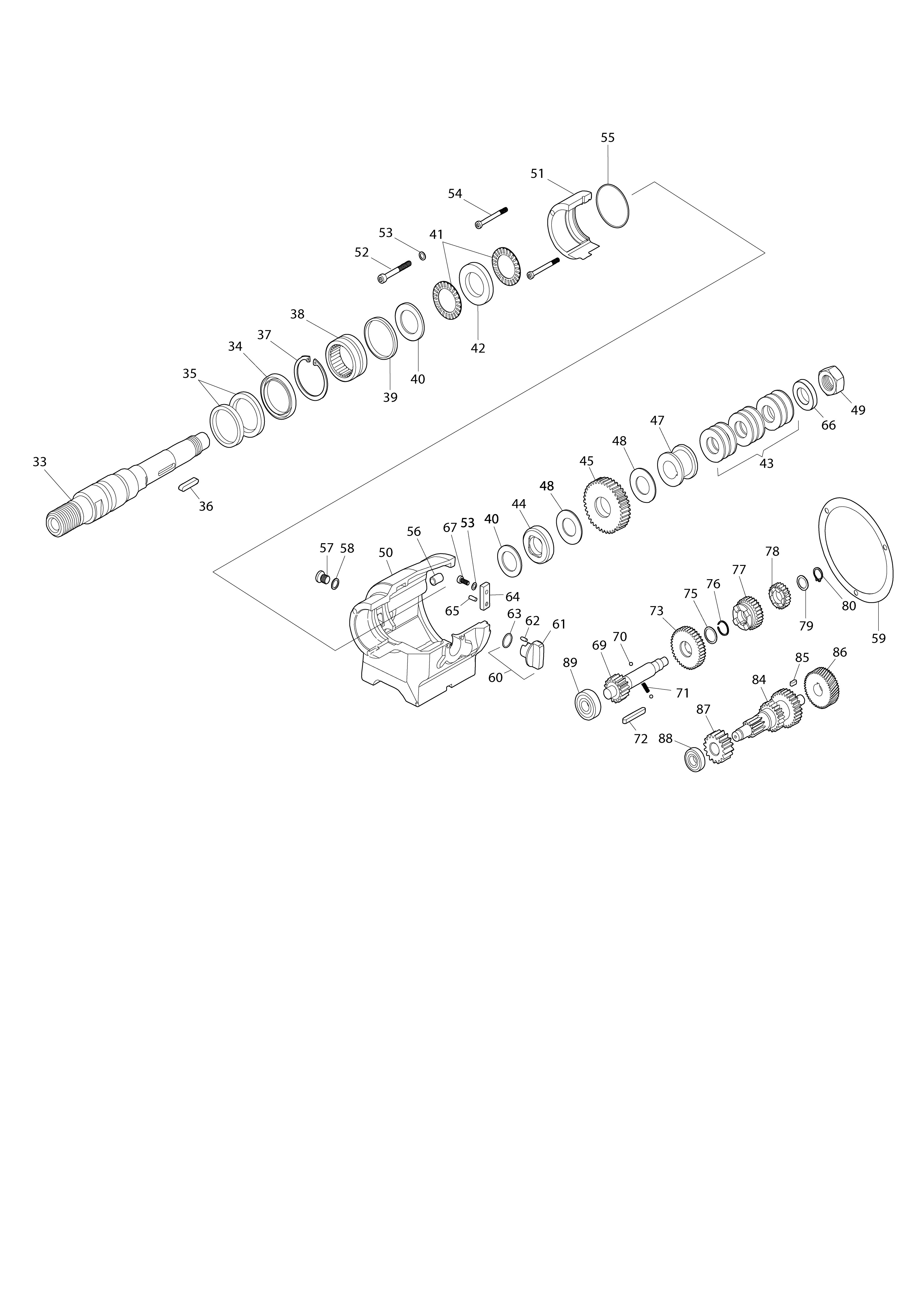 Vue éclatée Makita DBM230#01