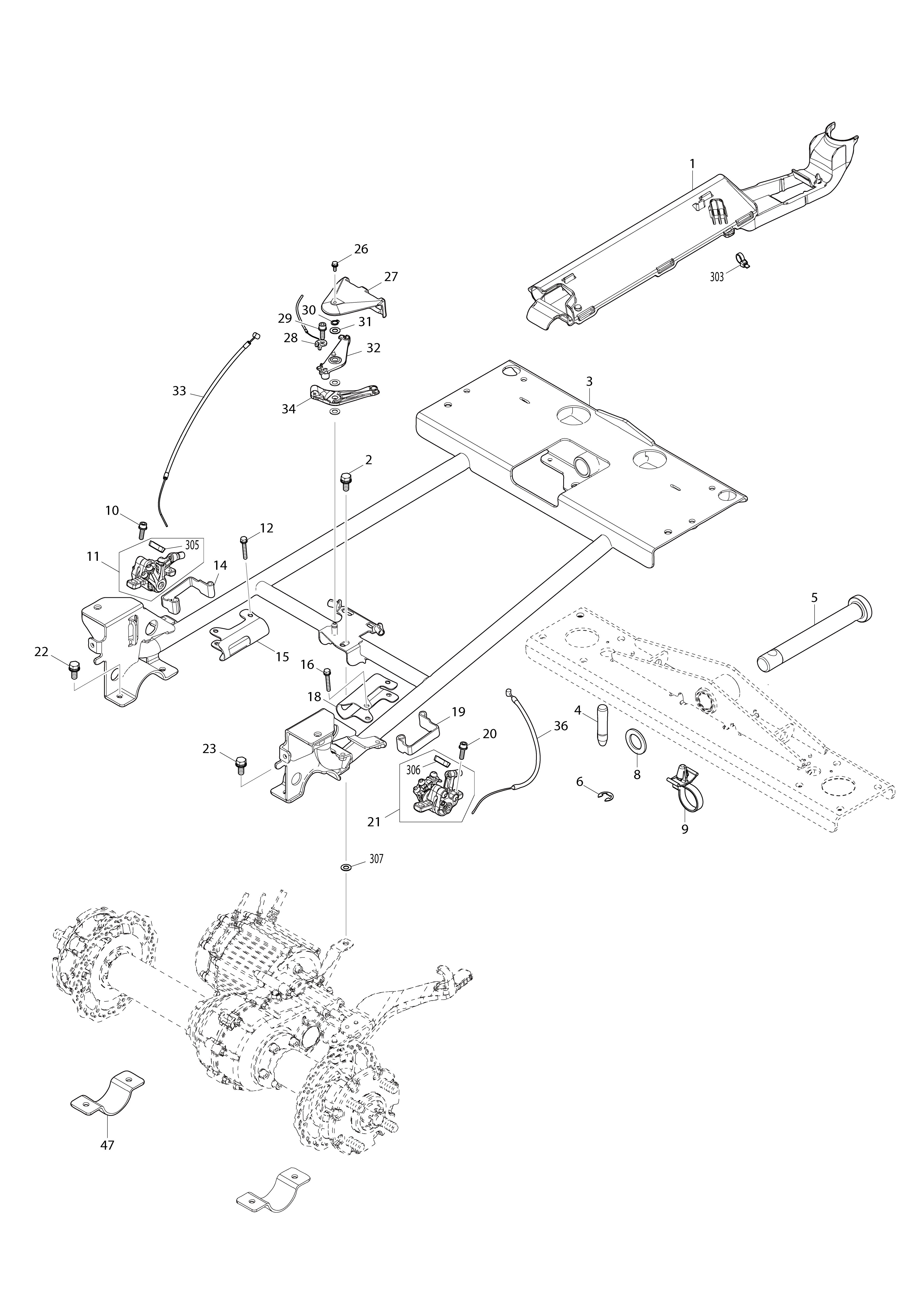 Vue éclatée Makita DCU601#01