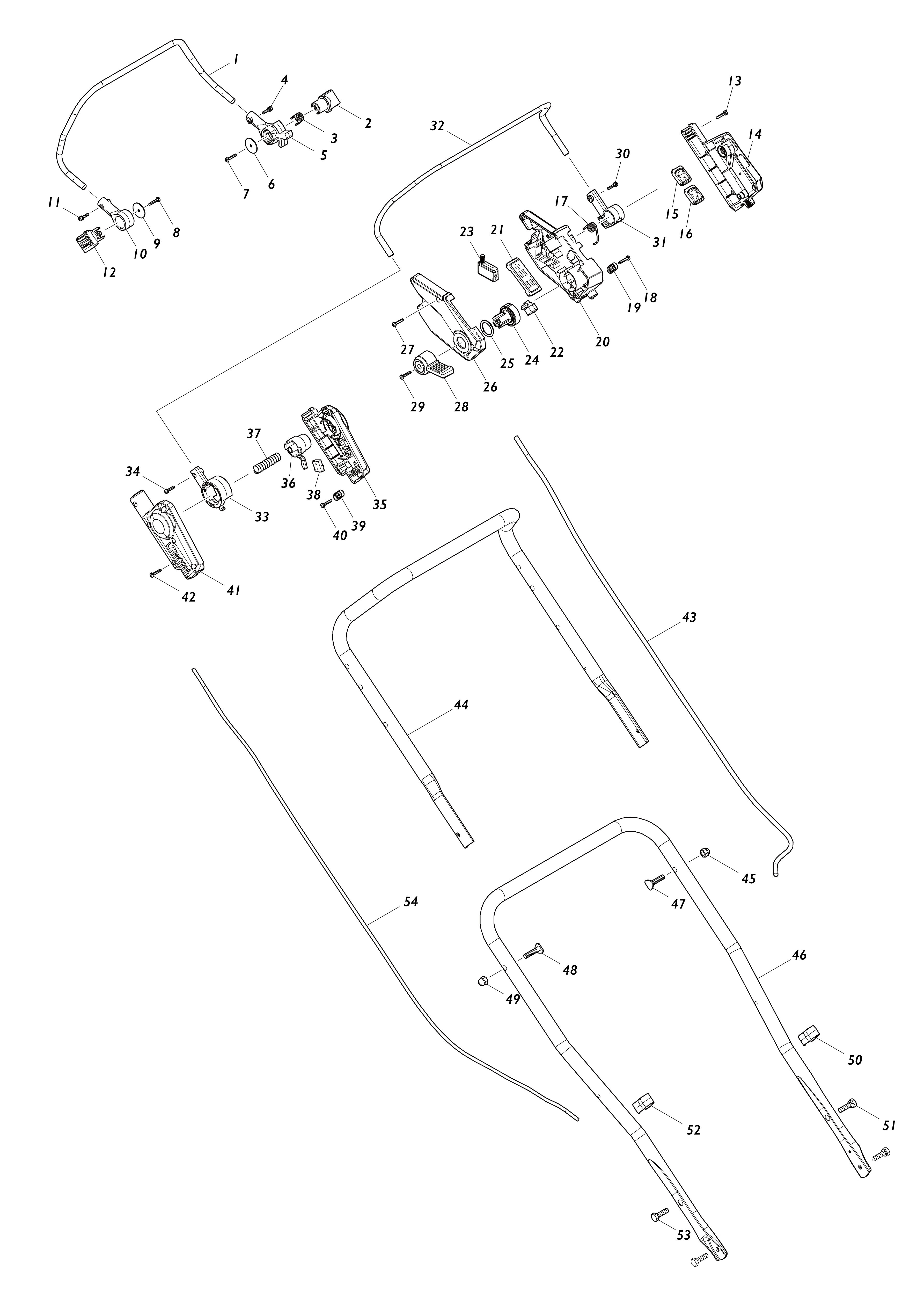 Vue éclatée Makita DLM465#01