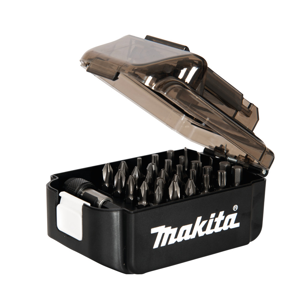 Coffret ''batterie LXT'' 30 embouts + Porte-embout magnétique à verrouillage Makita