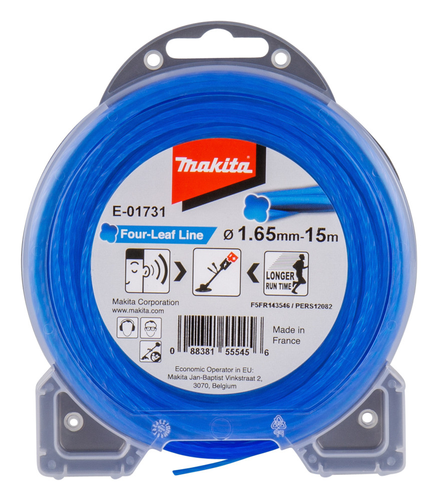 Fil nylon hélicoïdal pour débroussailleuse à batterie Makita