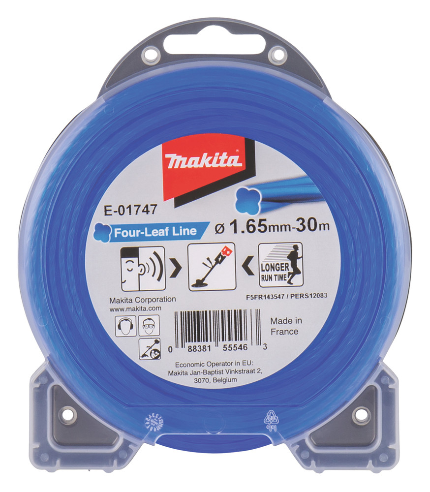 Fil nylon hélicoïdal pour débroussailleuse à batterie Makita