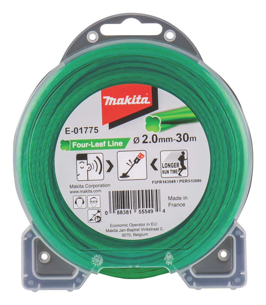 Fil nylon hélicoïdal pour débroussailleuse à batterie Makita