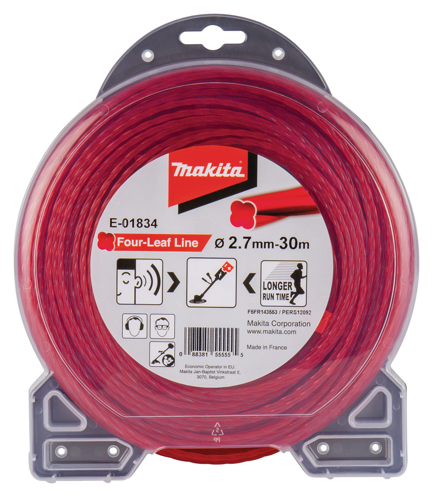 Fil nylon hélicoïdal pour débroussailleuse à batterie Makita
