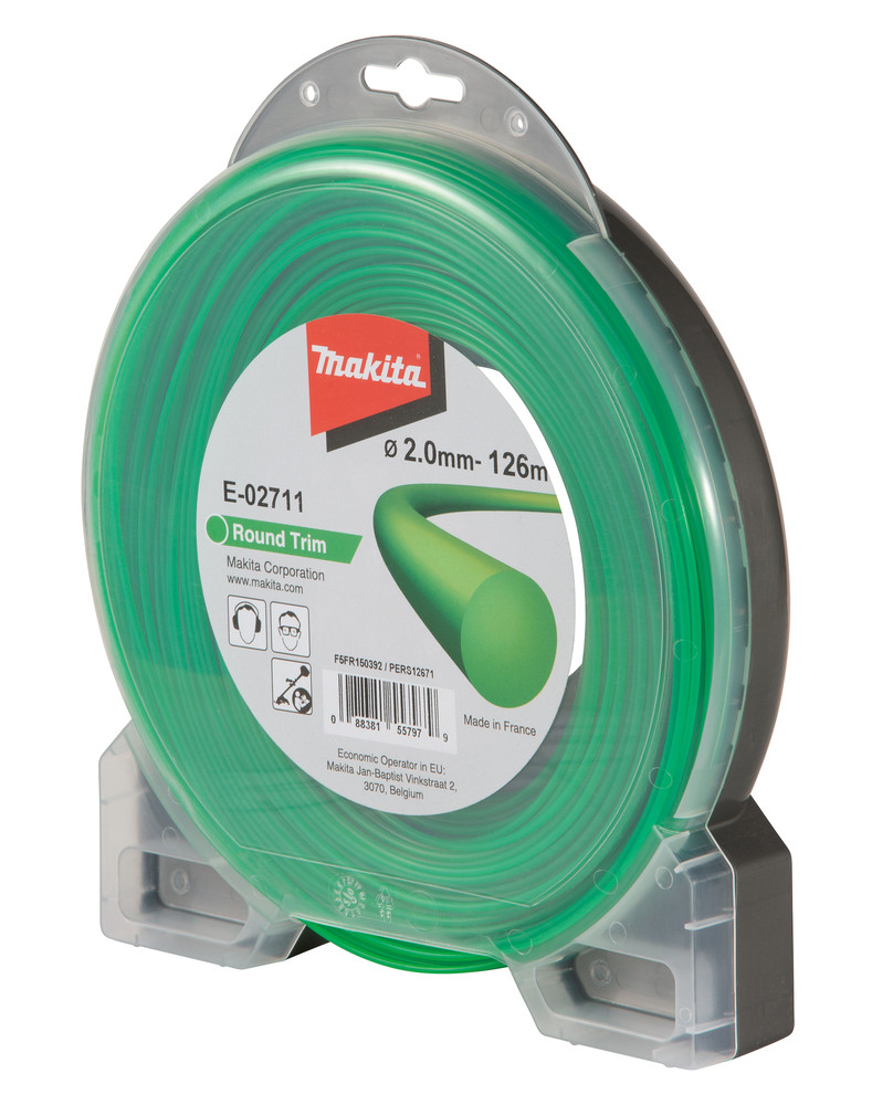 Fil nylon rond, 2,0 mm x 126 m Makita