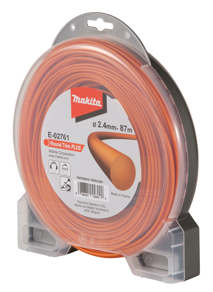 Fil nylon rond Plus, 2,4 mm x 87 m Makita