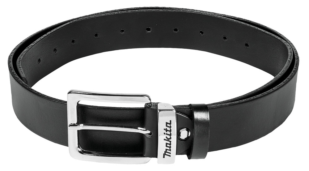 Ceinture en cuir noir L Makita