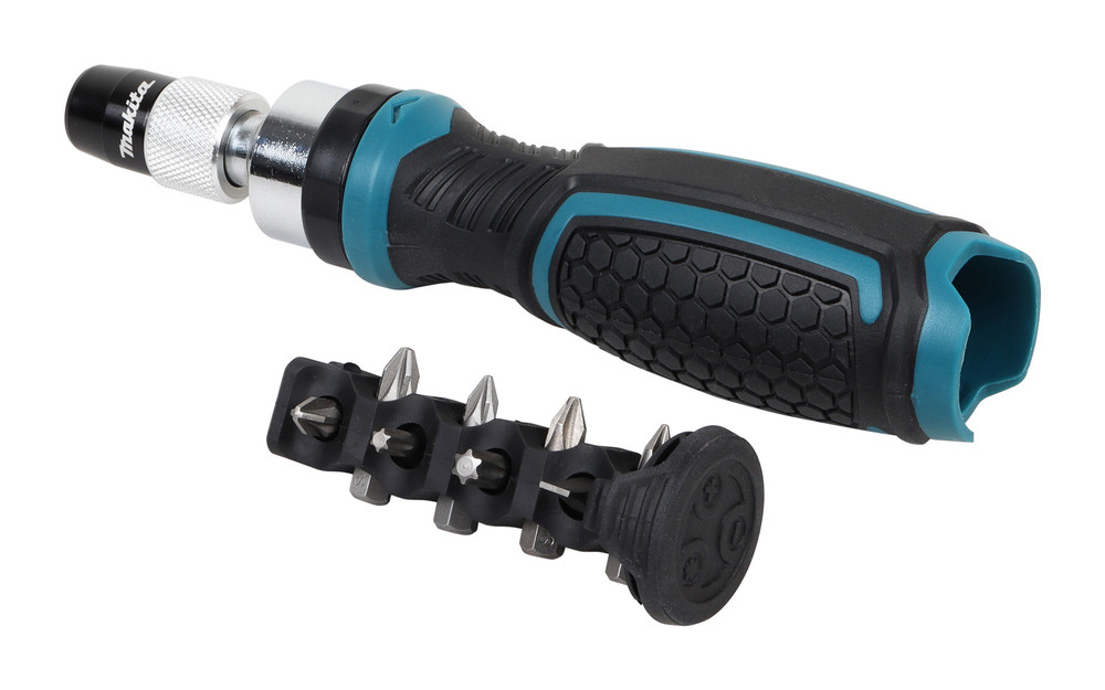 Tournevis à cliquet avec 8 embouts Makita