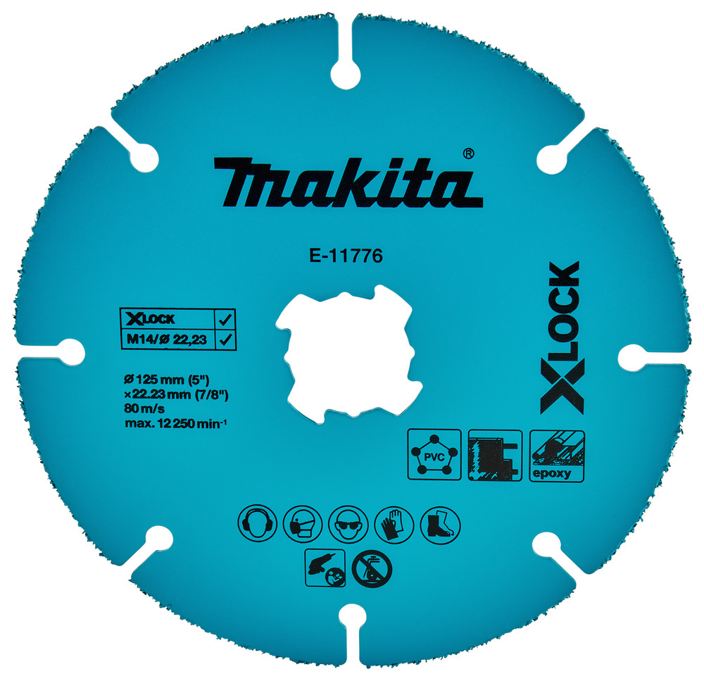 Disque Diamant multi-matériaux à revetement carbure de tungstène X-LOCK Makita