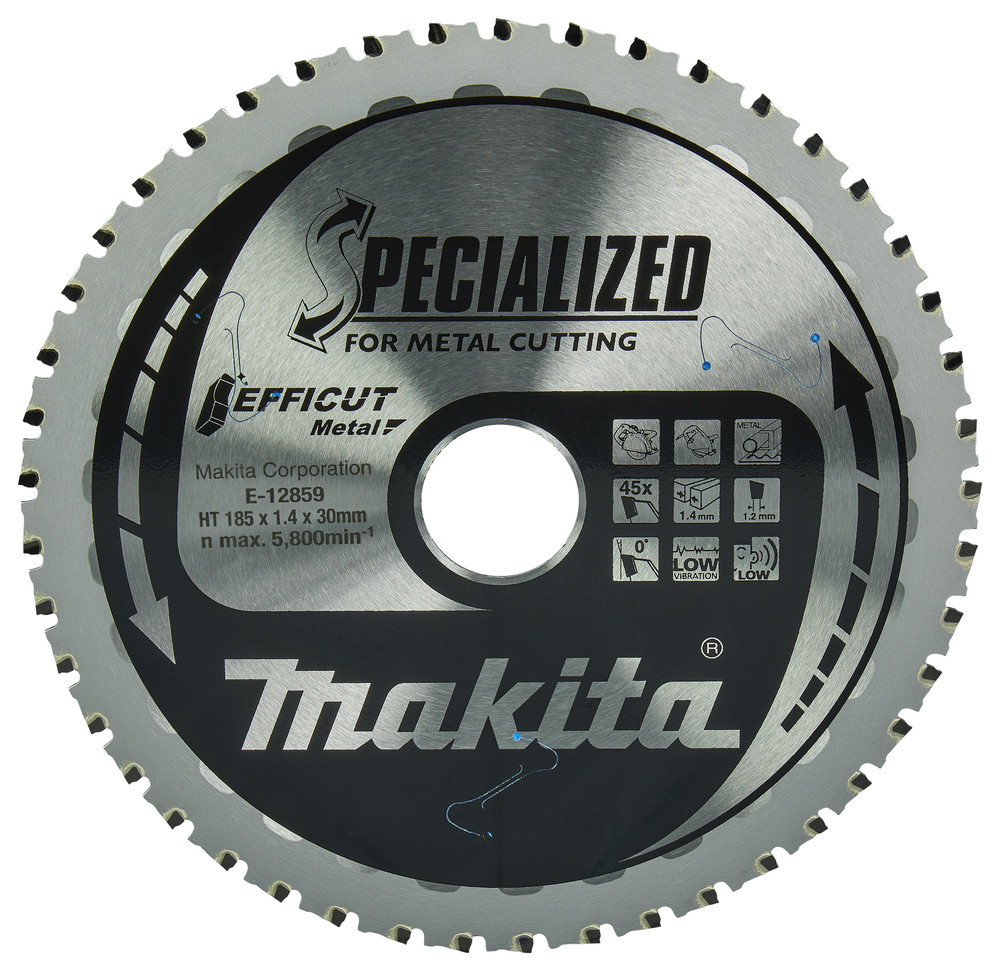 LAME CARB METAL EFFICUT 185X30 Makita