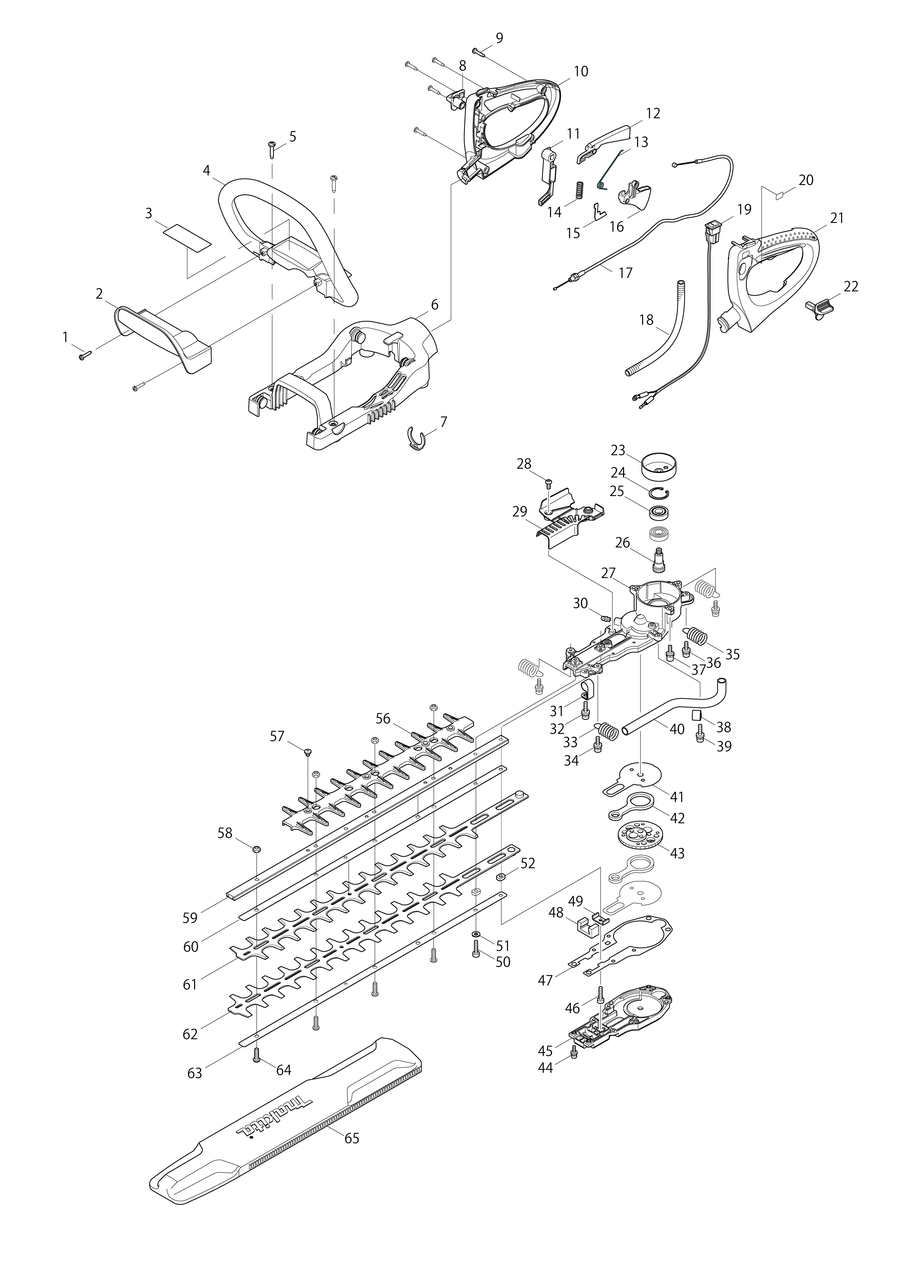Vue éclatée Makita EH5000W#01
