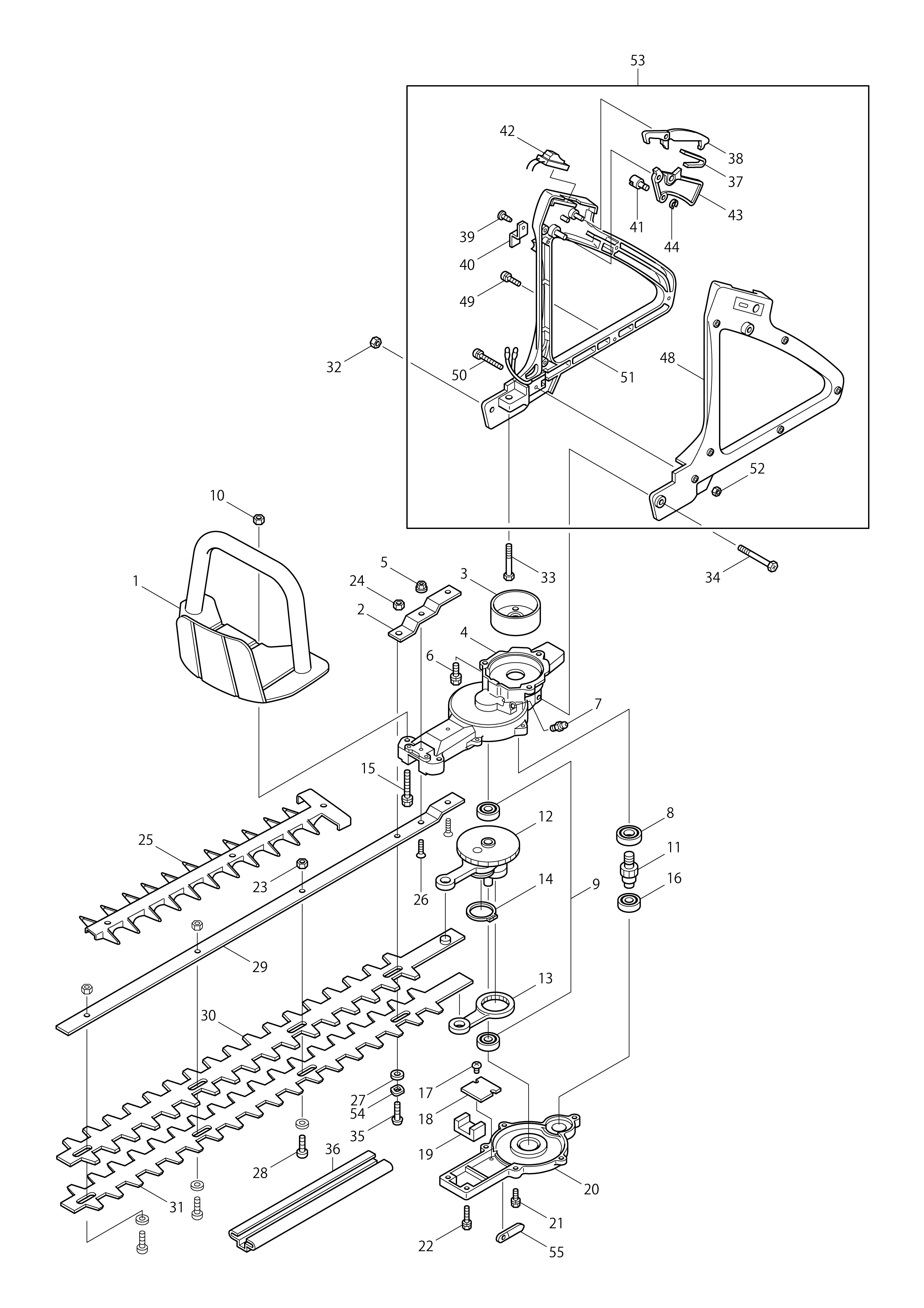 Vue éclatée Makita EH561#01