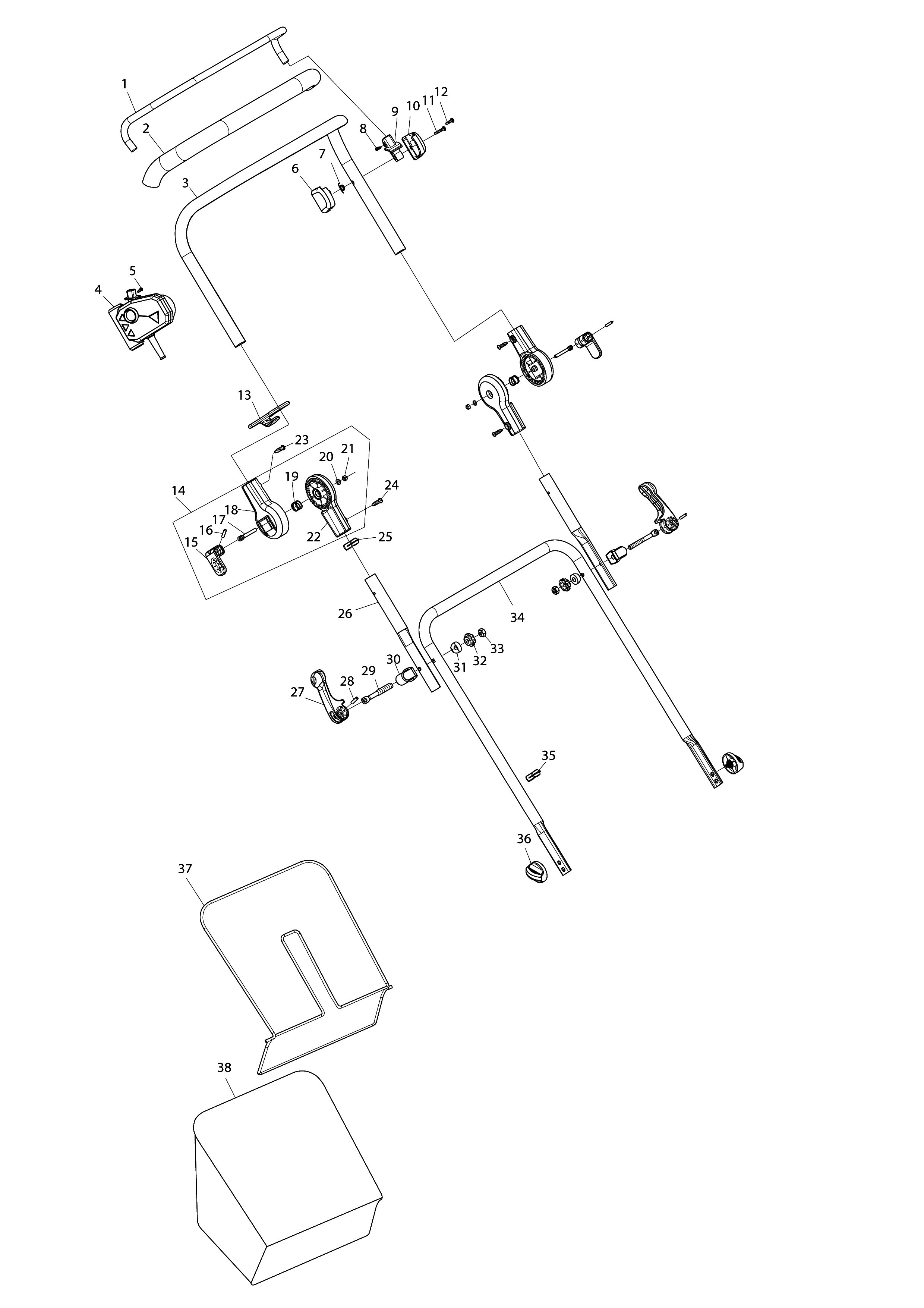 Vue éclatée Makita EV3618#01