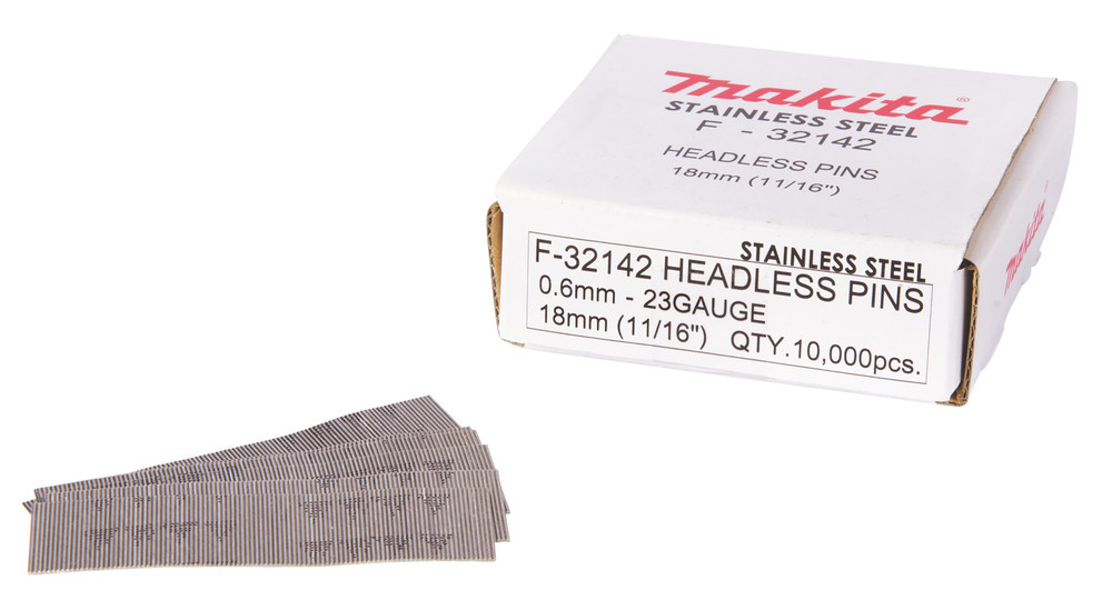 Finettes 23 Ga galvanisés pour cloueurs pneumatiques et à batterie (DPT353, PT354, SN06) Makita