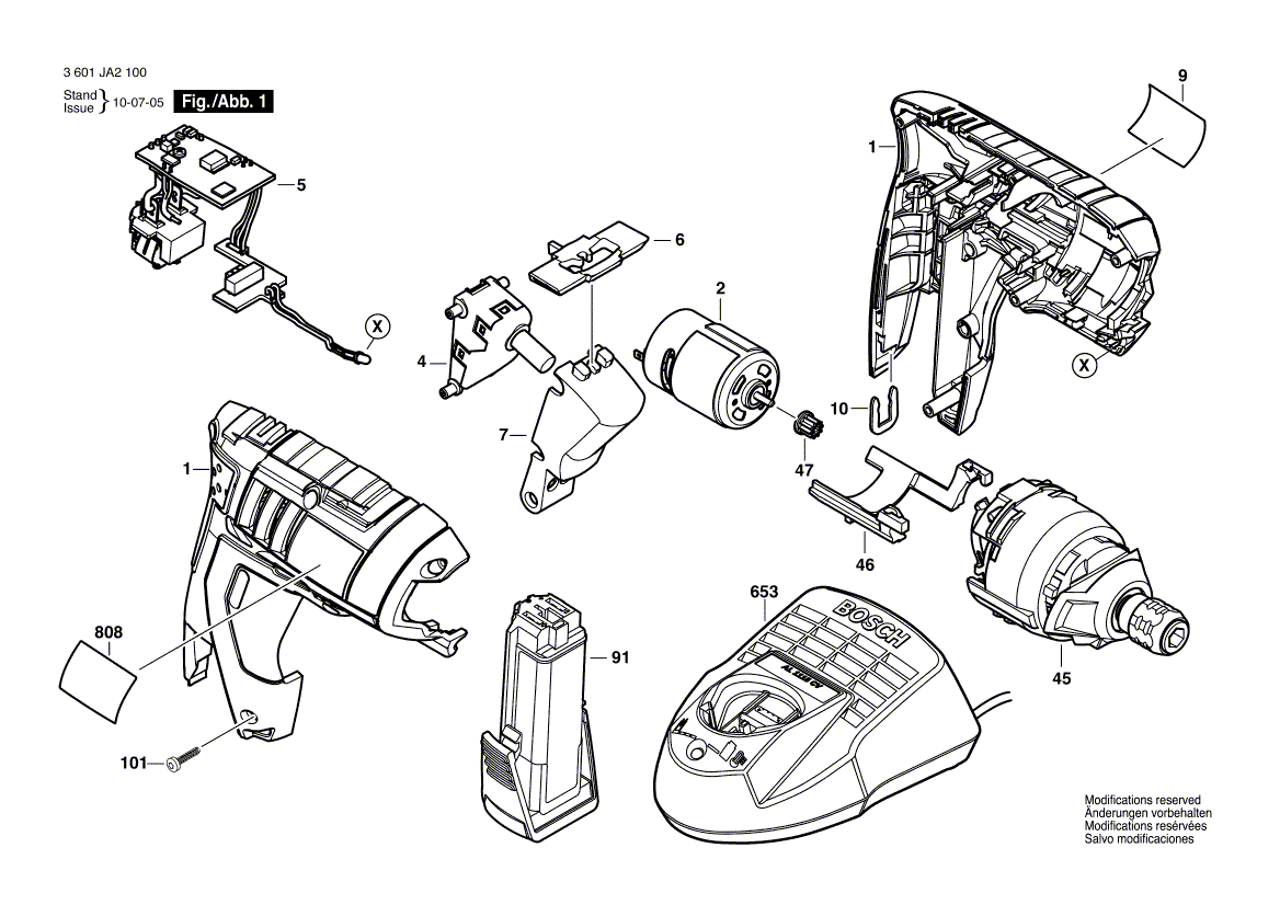 PIECES  DETACHEES  PERCEUSES VISSEUSES   BOSCH GSR Mx2DRIVE