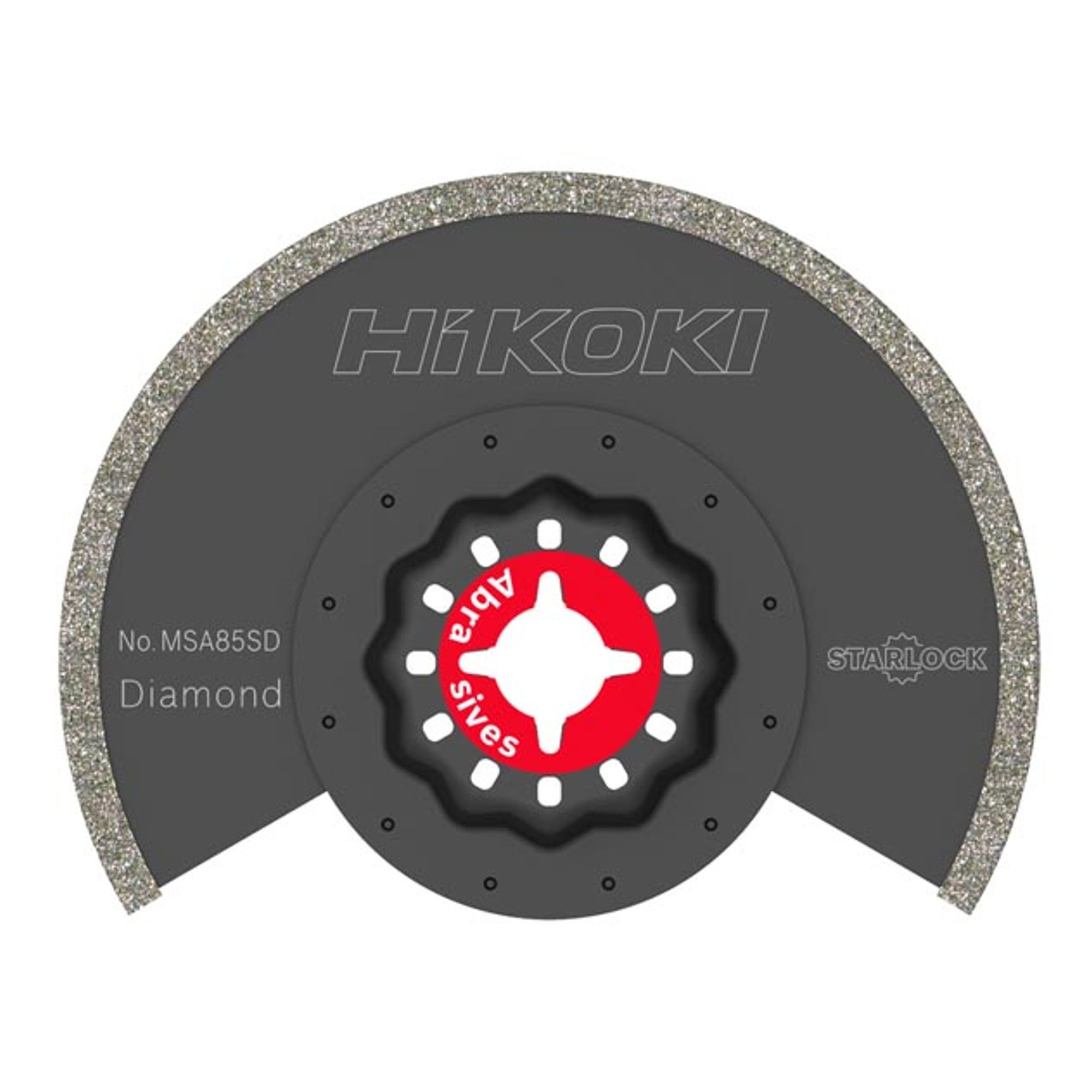Lame multitool Starlock Hikoki MSA85SD Diamant Abrasif #01