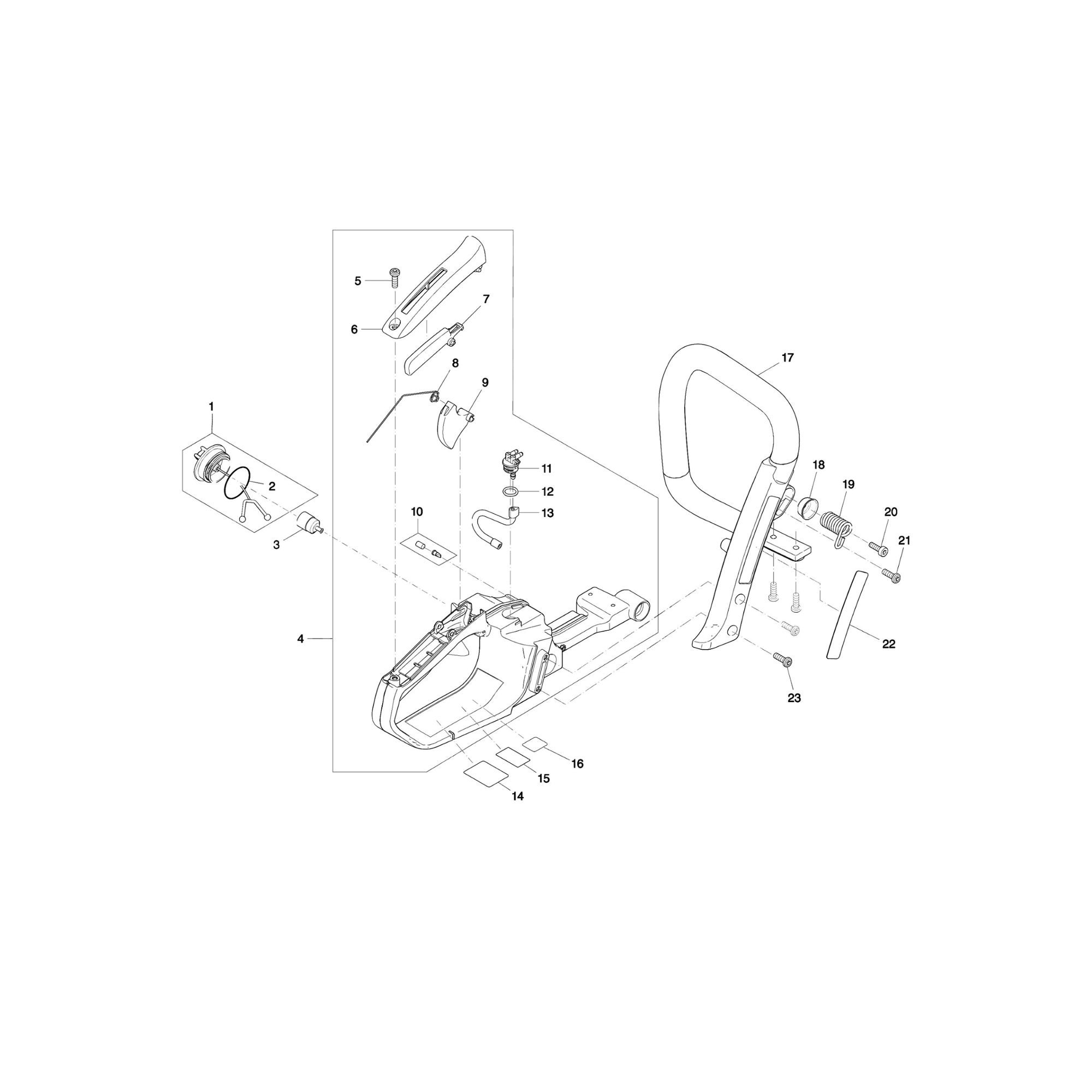 Vue éclatée Makita EA3500S35B #01