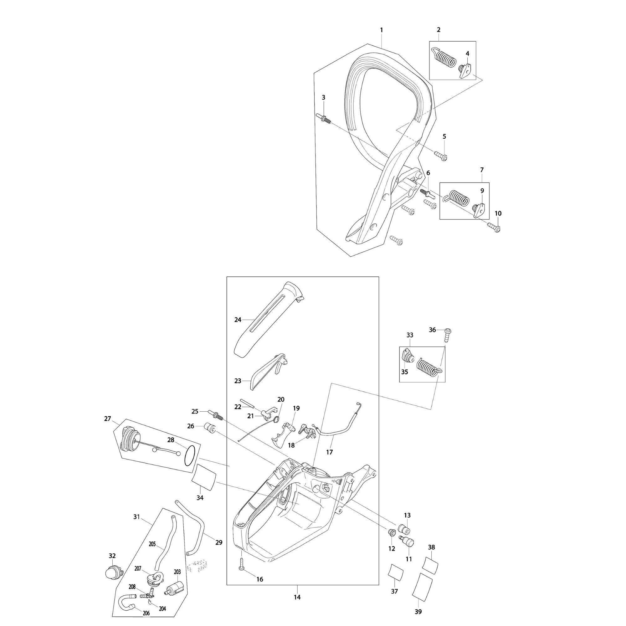 Vue éclatée Makita EA3600F35B #01