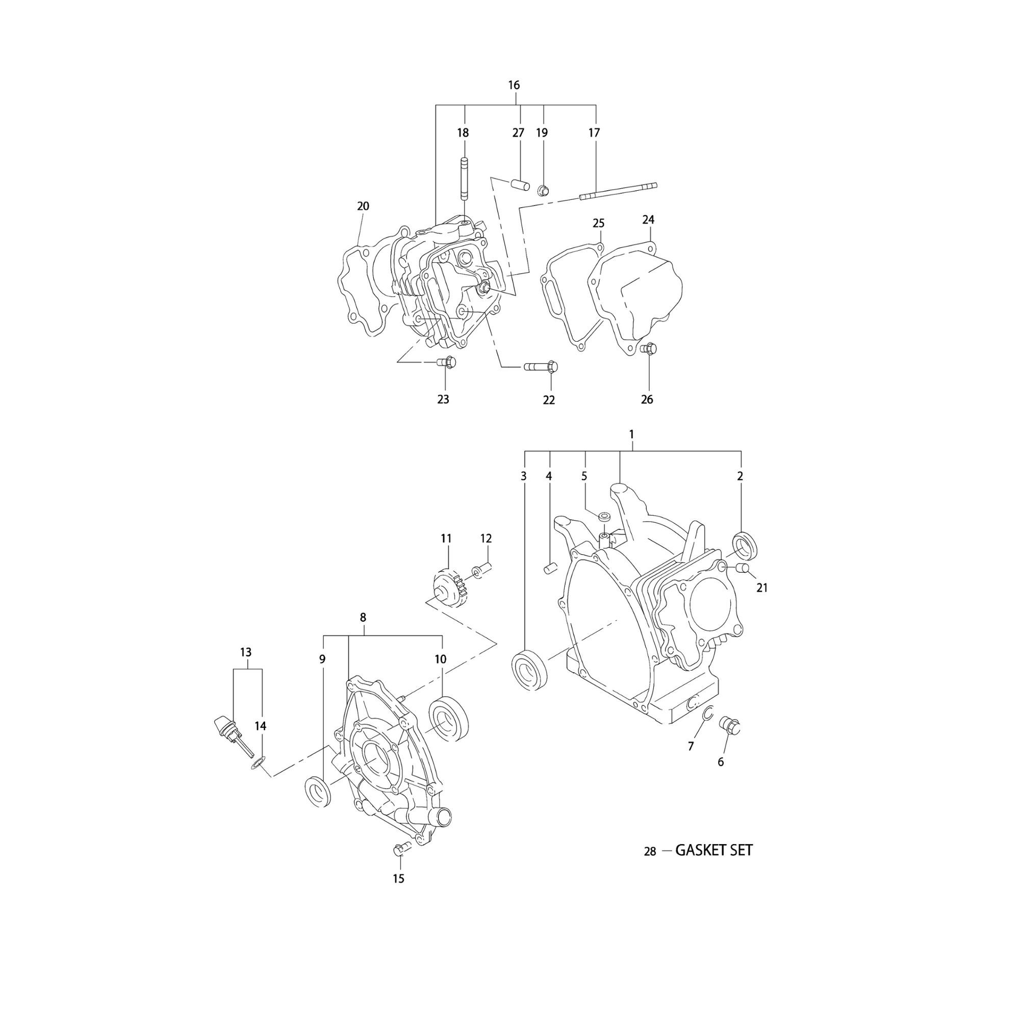 Vue éclatée Makita EG241A #01