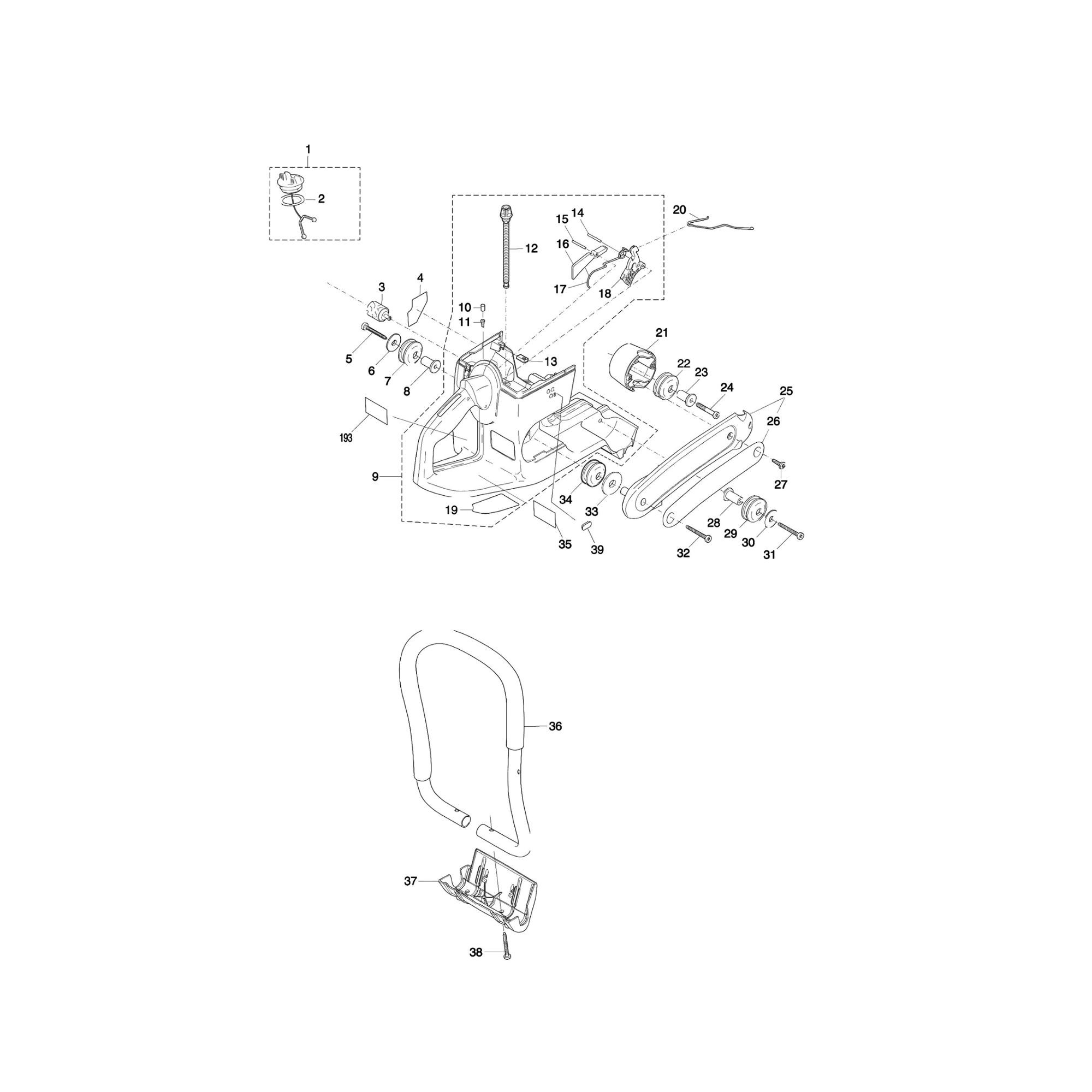 Vue éclatée Makita EK7301W #01