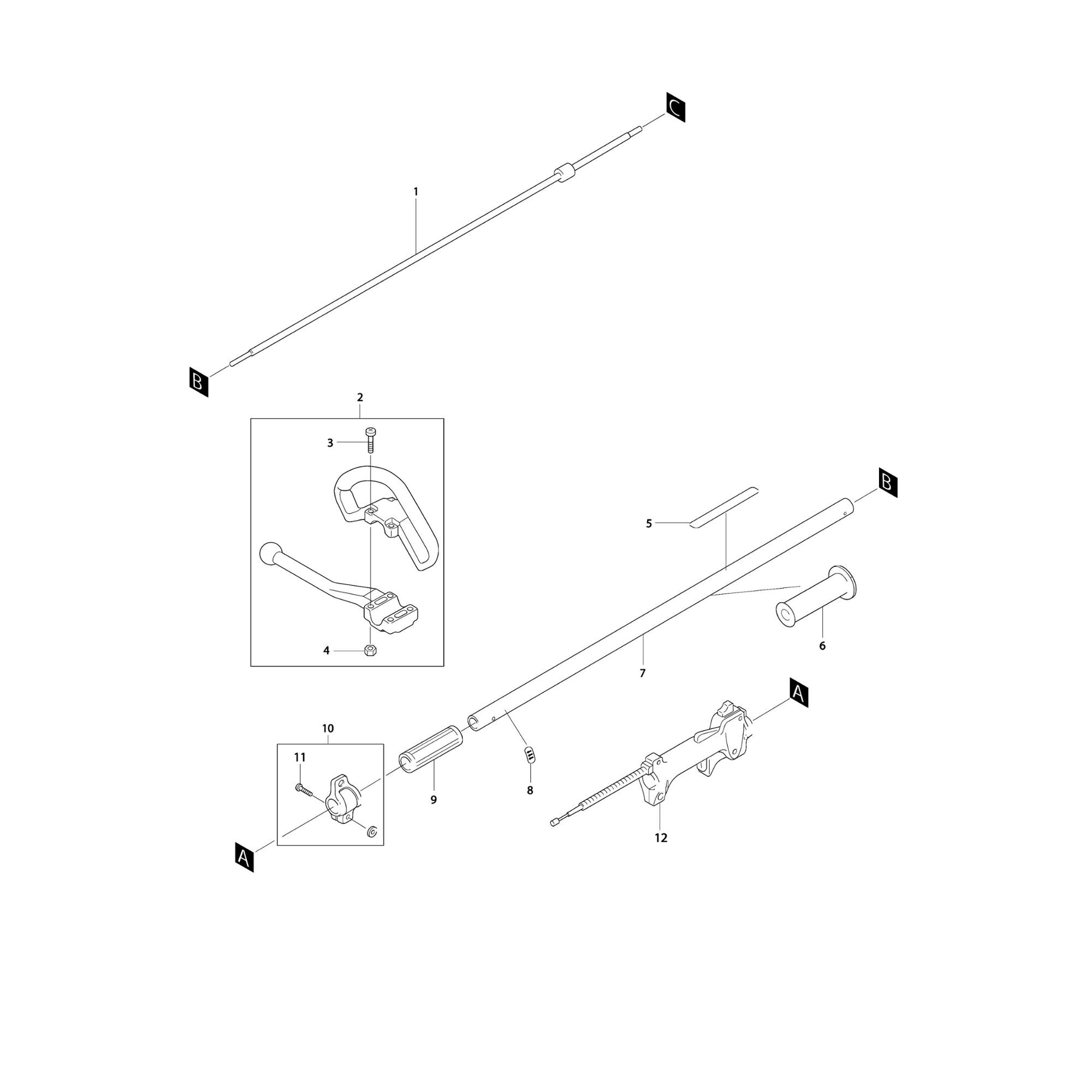 Vue éclatée Makita PTR2500 #01