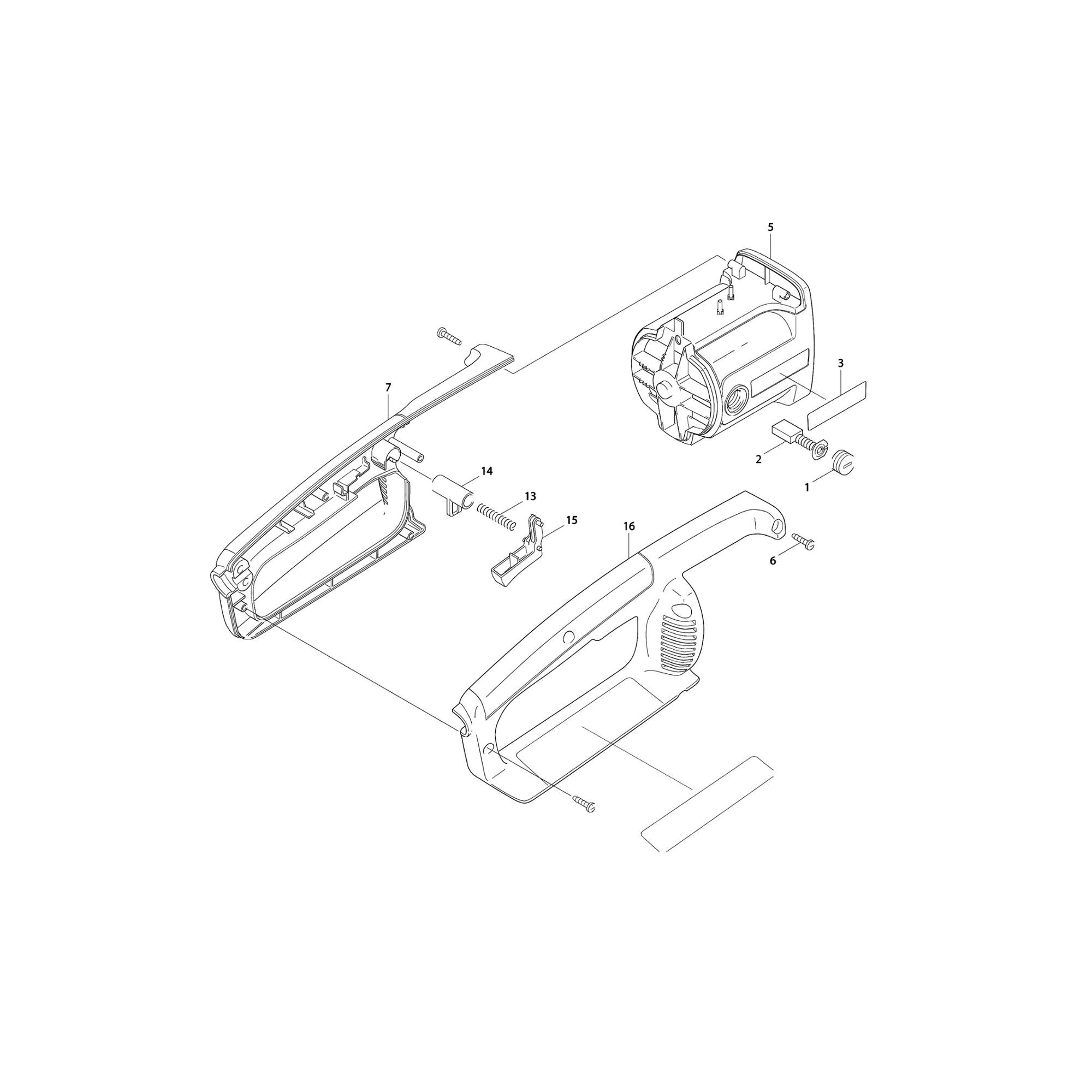 Vue éclatée Makita UC3003A #01