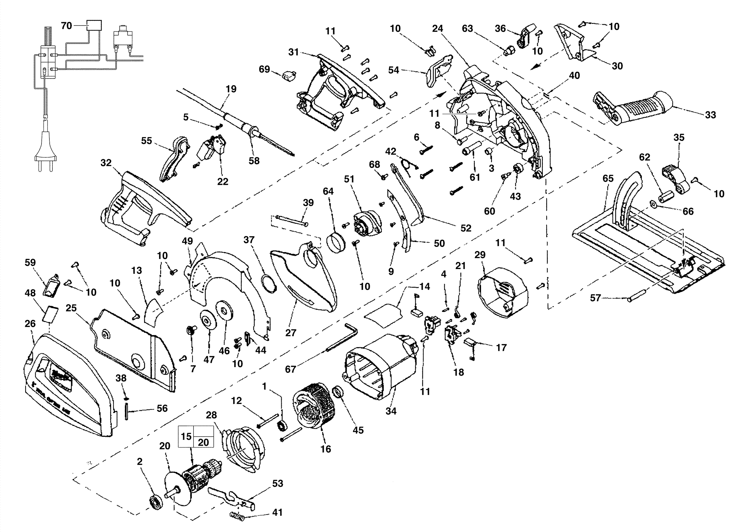MILWAUKEE MCS65#4000393326
