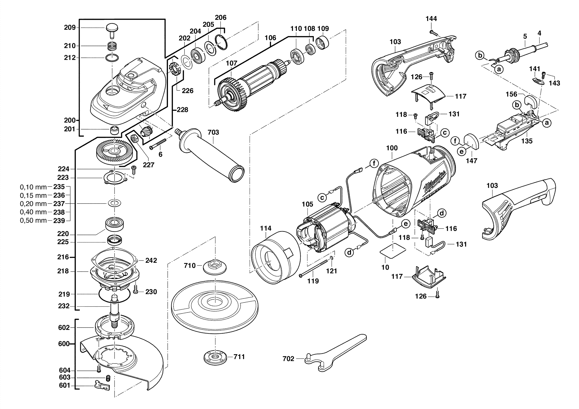 MILWAUKEE AG21-180E#4000402183