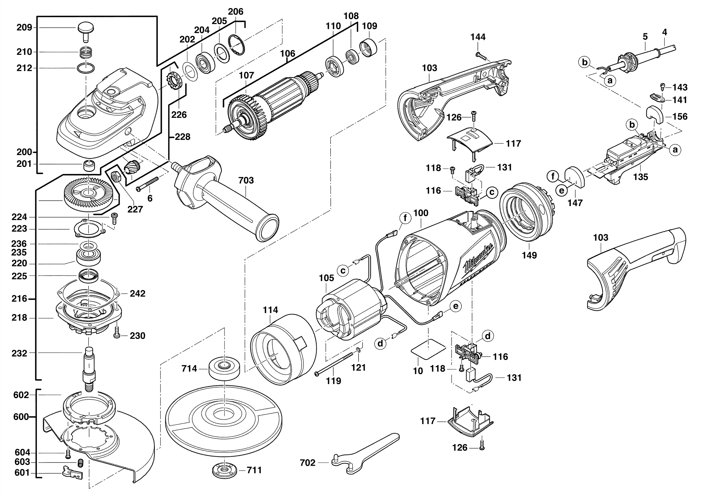 MILWAUKEE AGV24-230E#4000402336