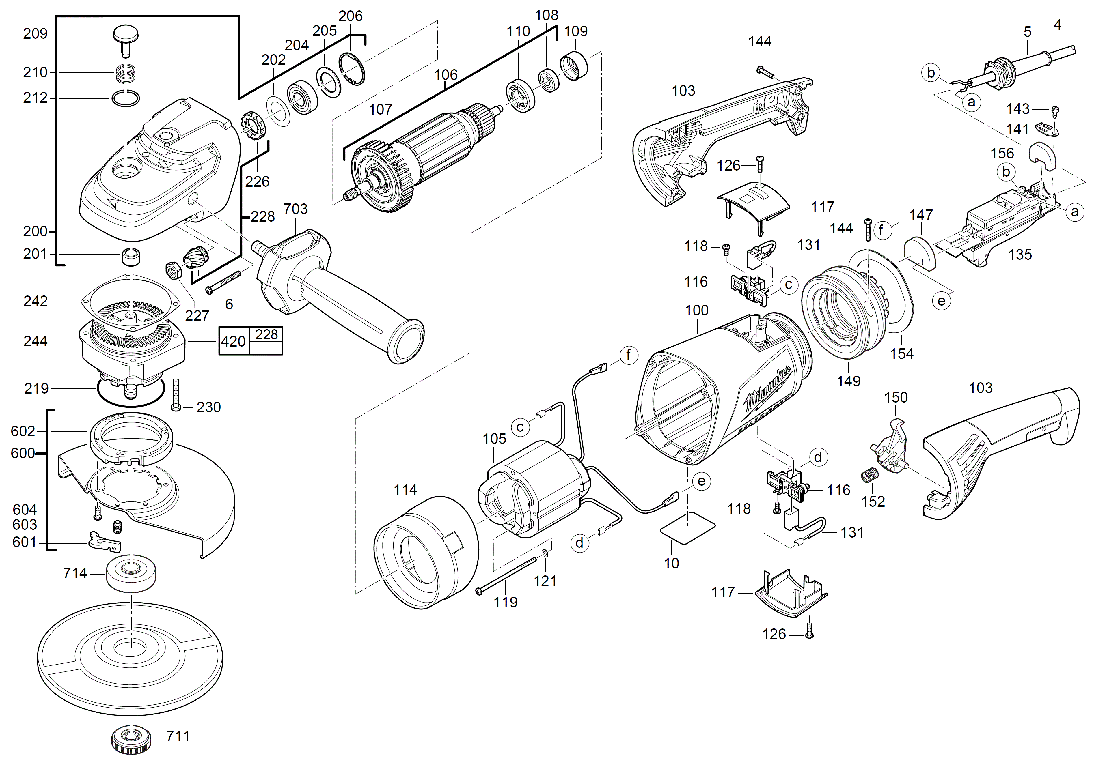 MILWAUKEE AGVM24-230GEX#4000402661