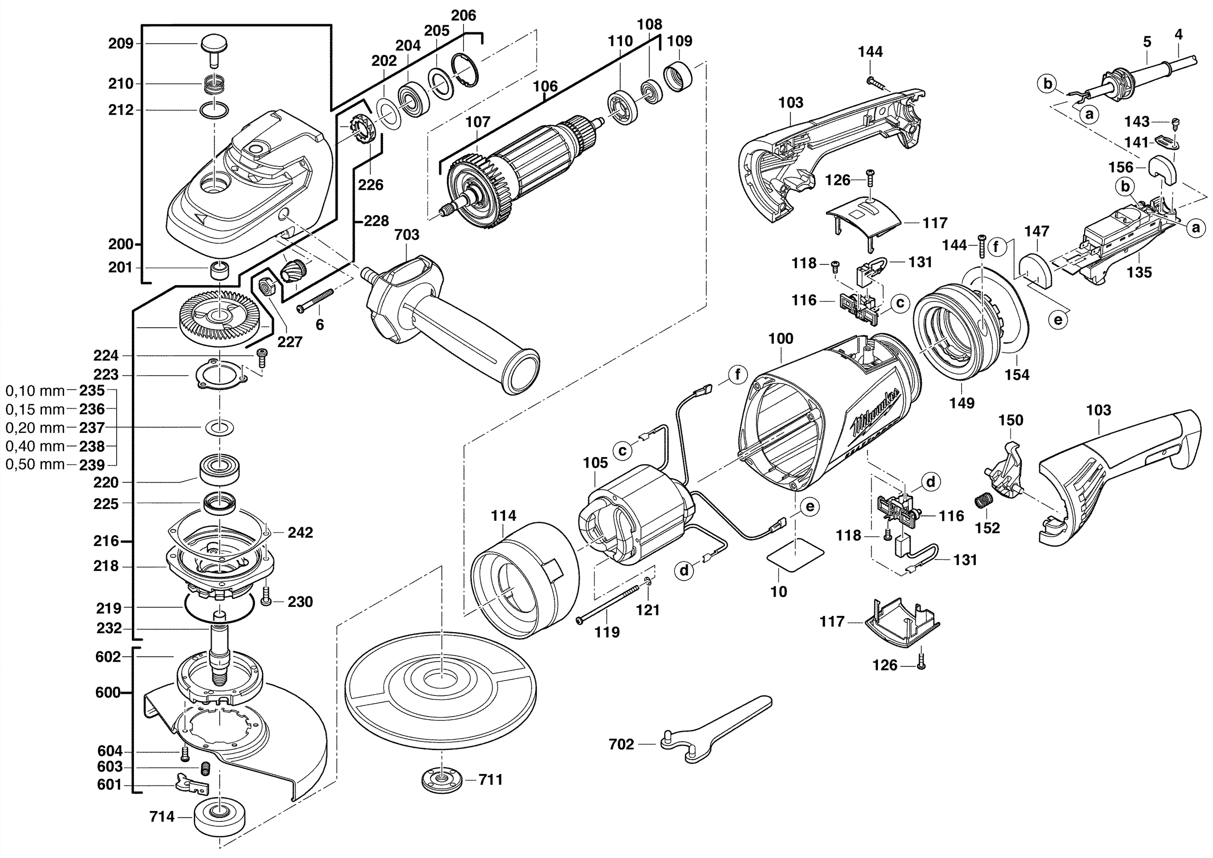 MILWAUKEE AGV26-230GE DMS#4000402665