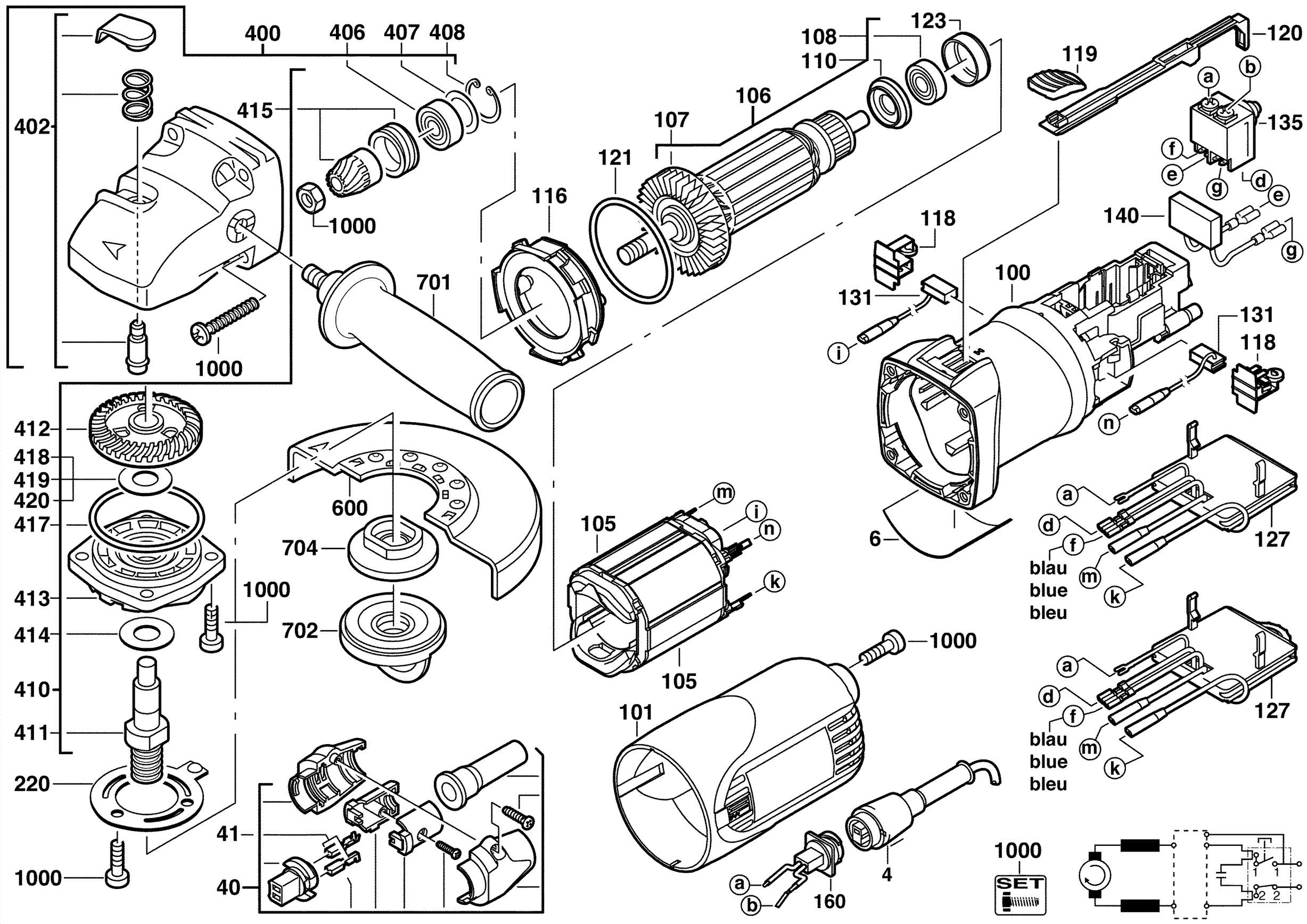 MILWAUKEE AG9-125XE#4000403207