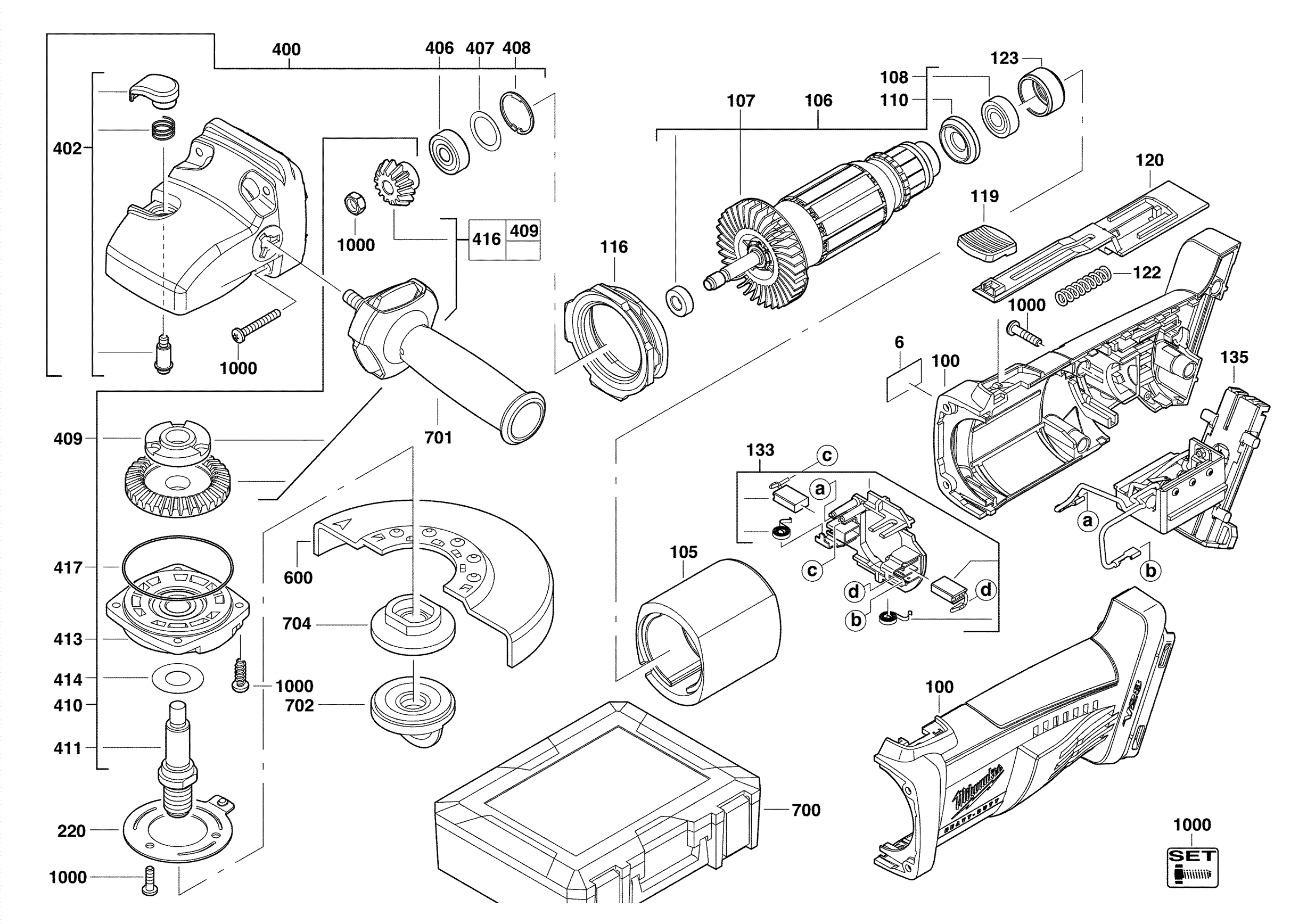 MILWAUKEE V28AG#4000409590