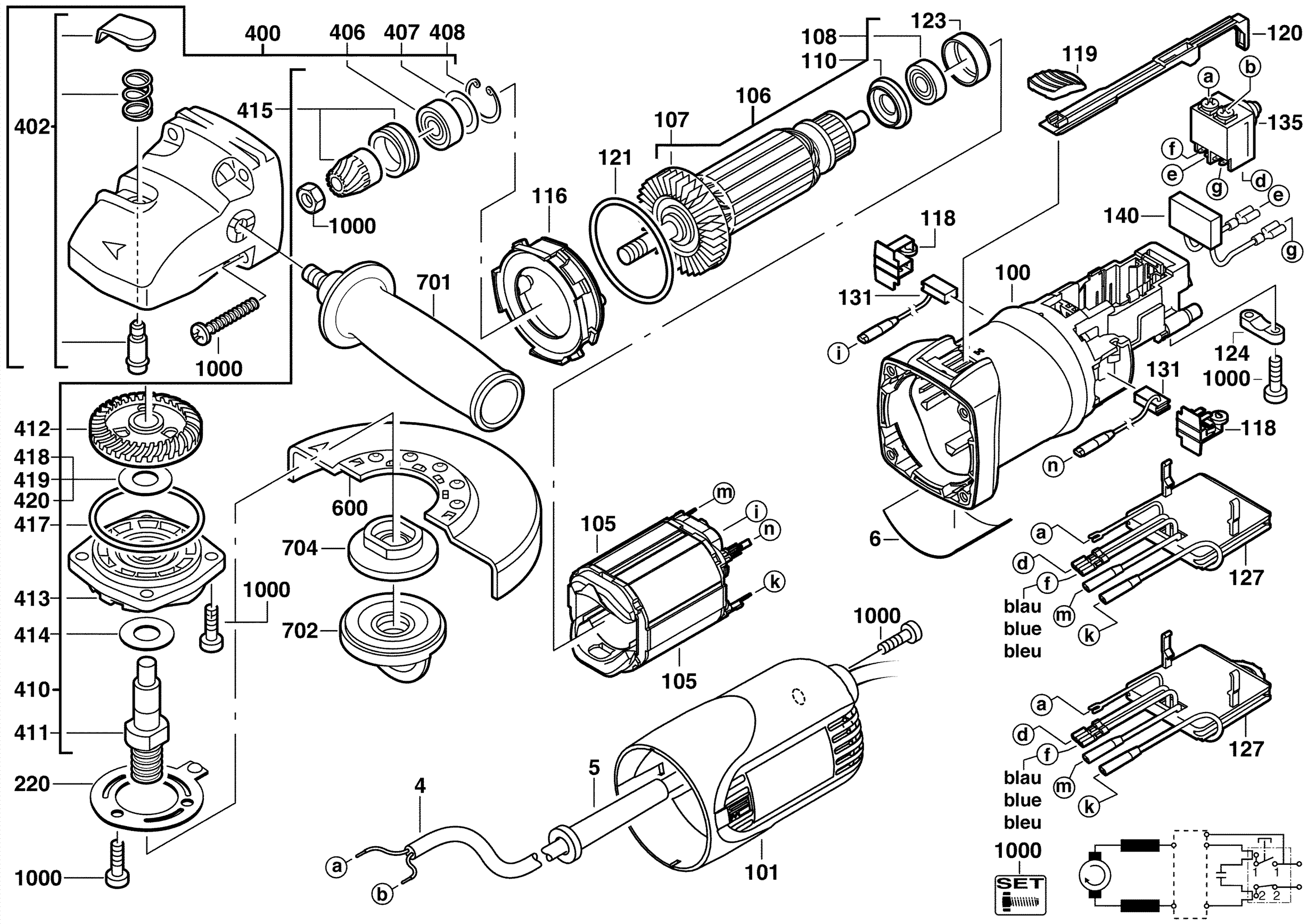 MILWAUKEE AG9-125XE#4000415147