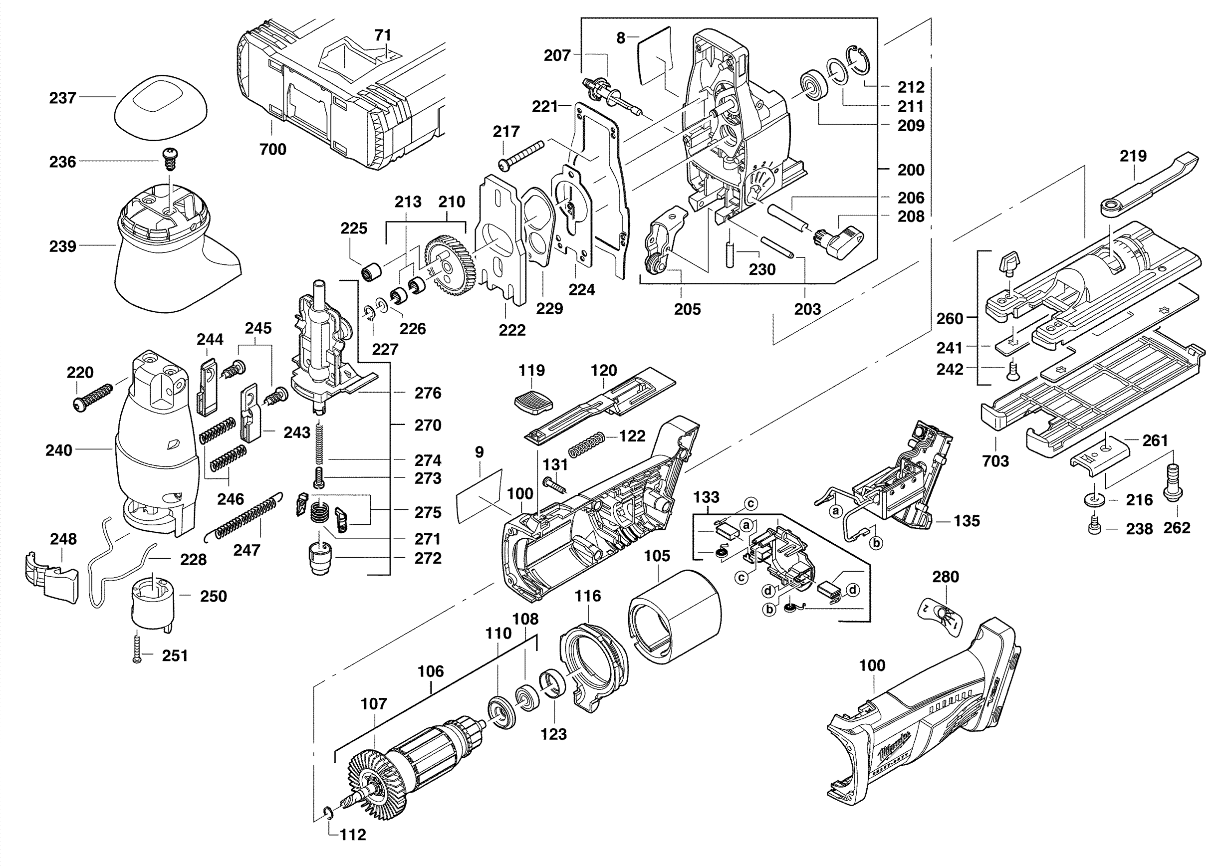 MILWAUKEE HD28JSB-32X#4000415492