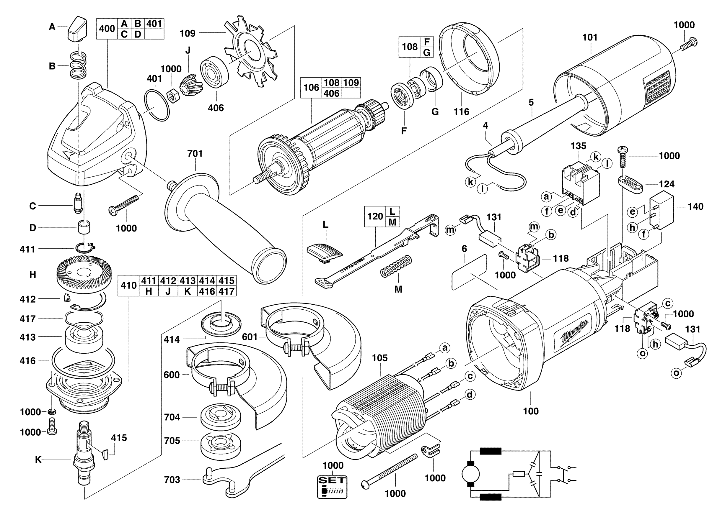 MILWAUKEE AG750-115#4000419171