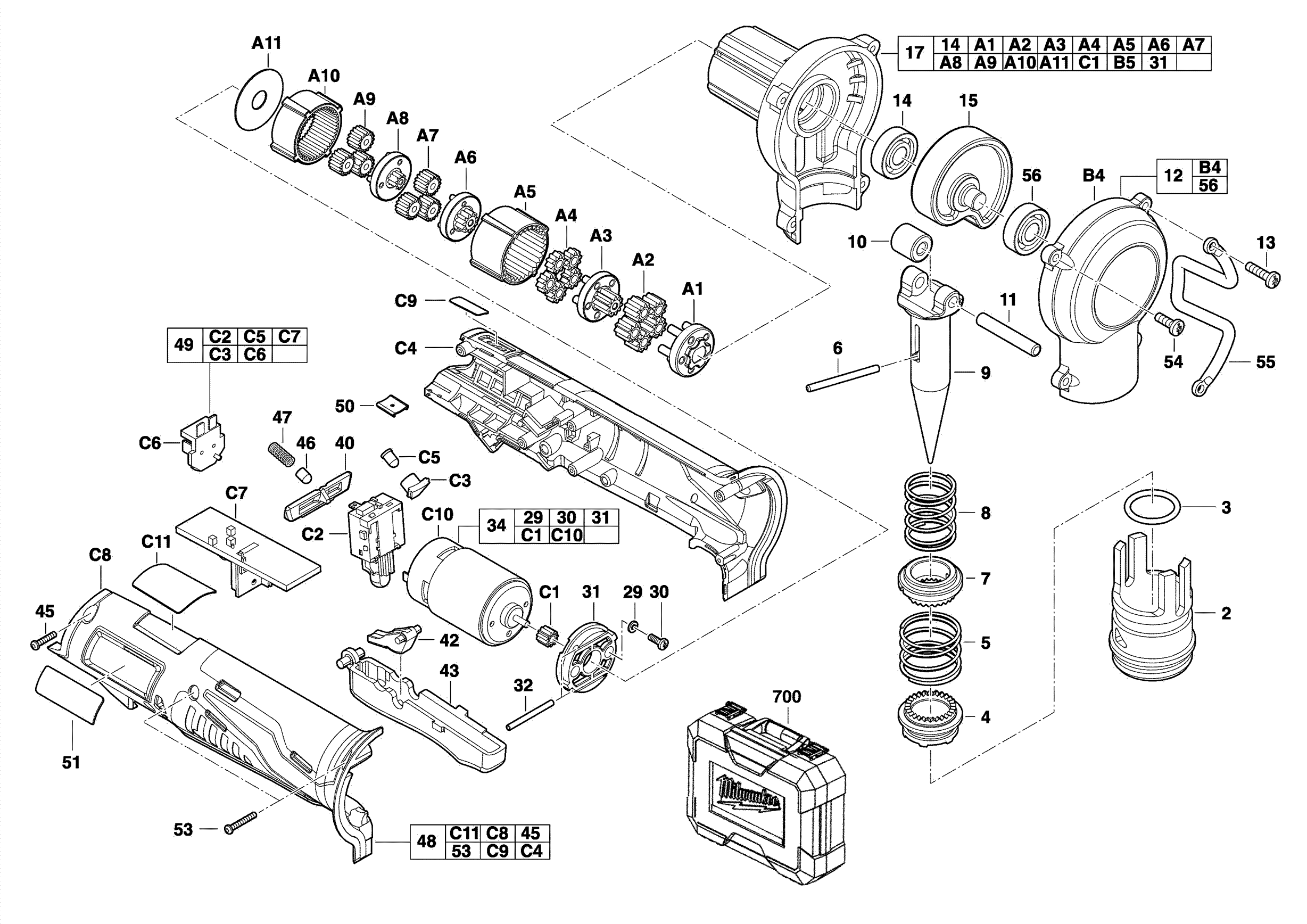 MILWAUKEE C12PXP-202C#4000427248