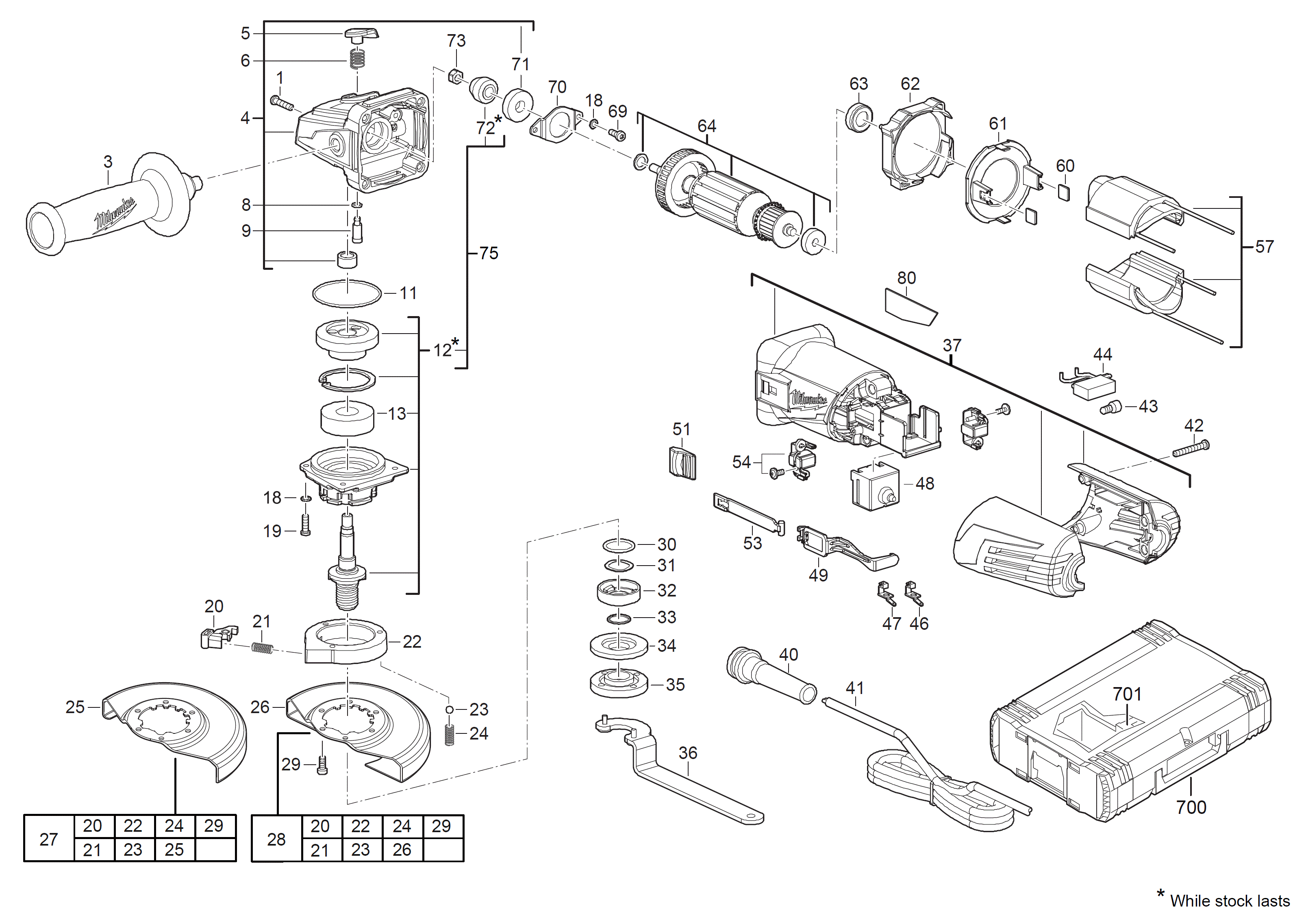 MILWAUKEE AG12-115X#4000428051