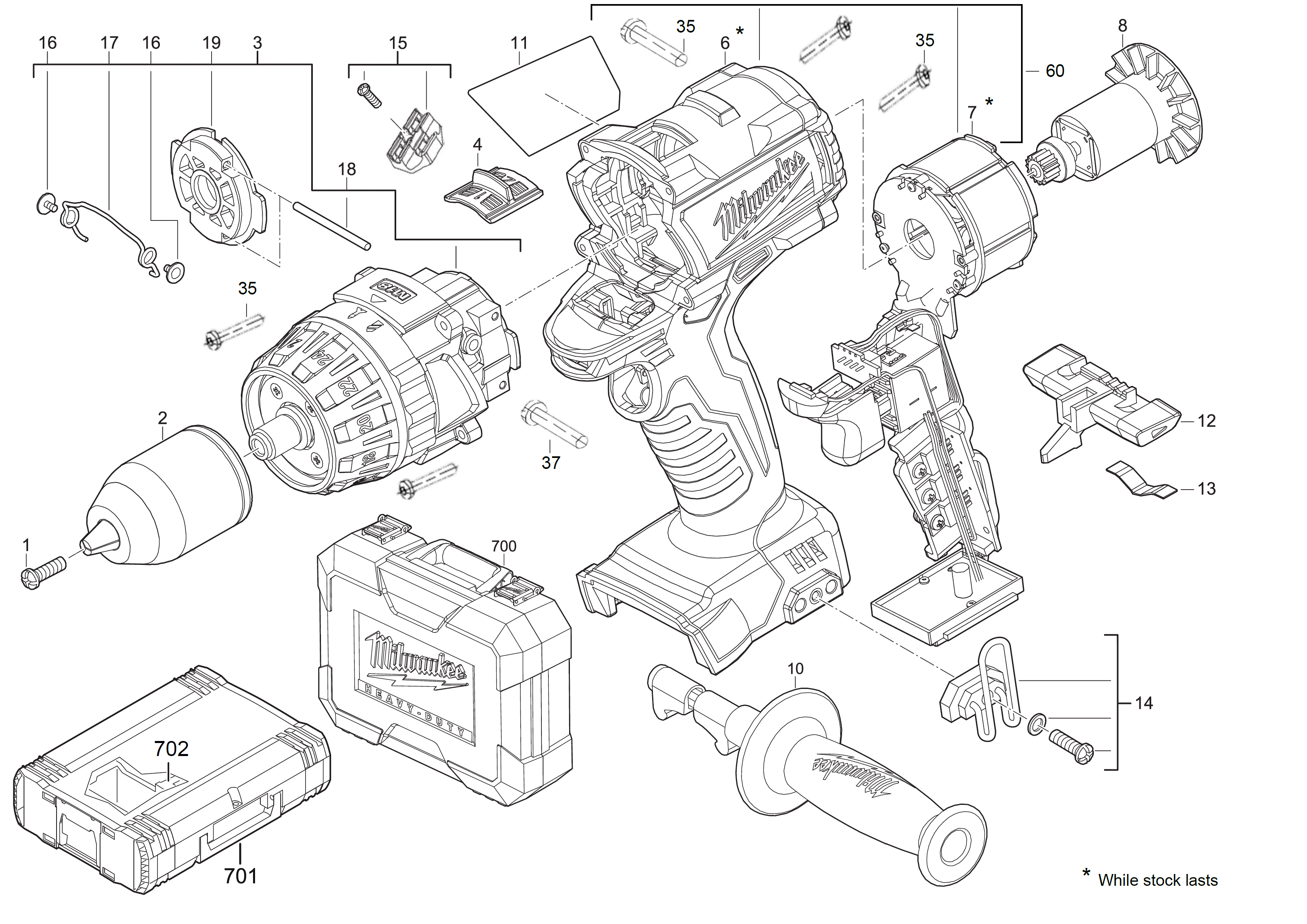 MILWAUKEE M18CDD#4000431201