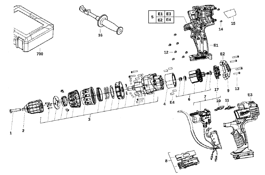 MILWAUKEE HD28PD-0X#4000431265