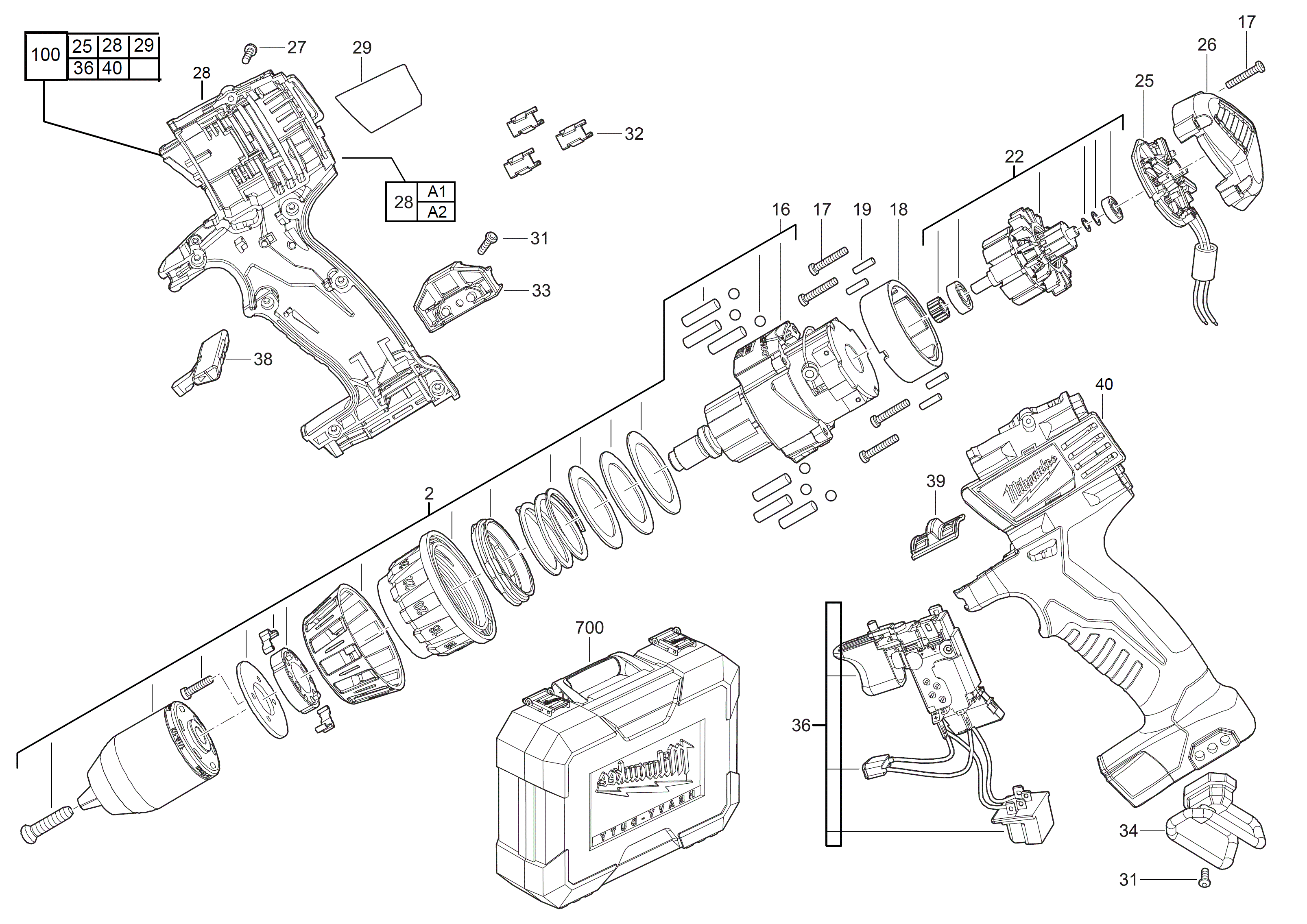 MILWAUKEE C14DD-22C#4000431522