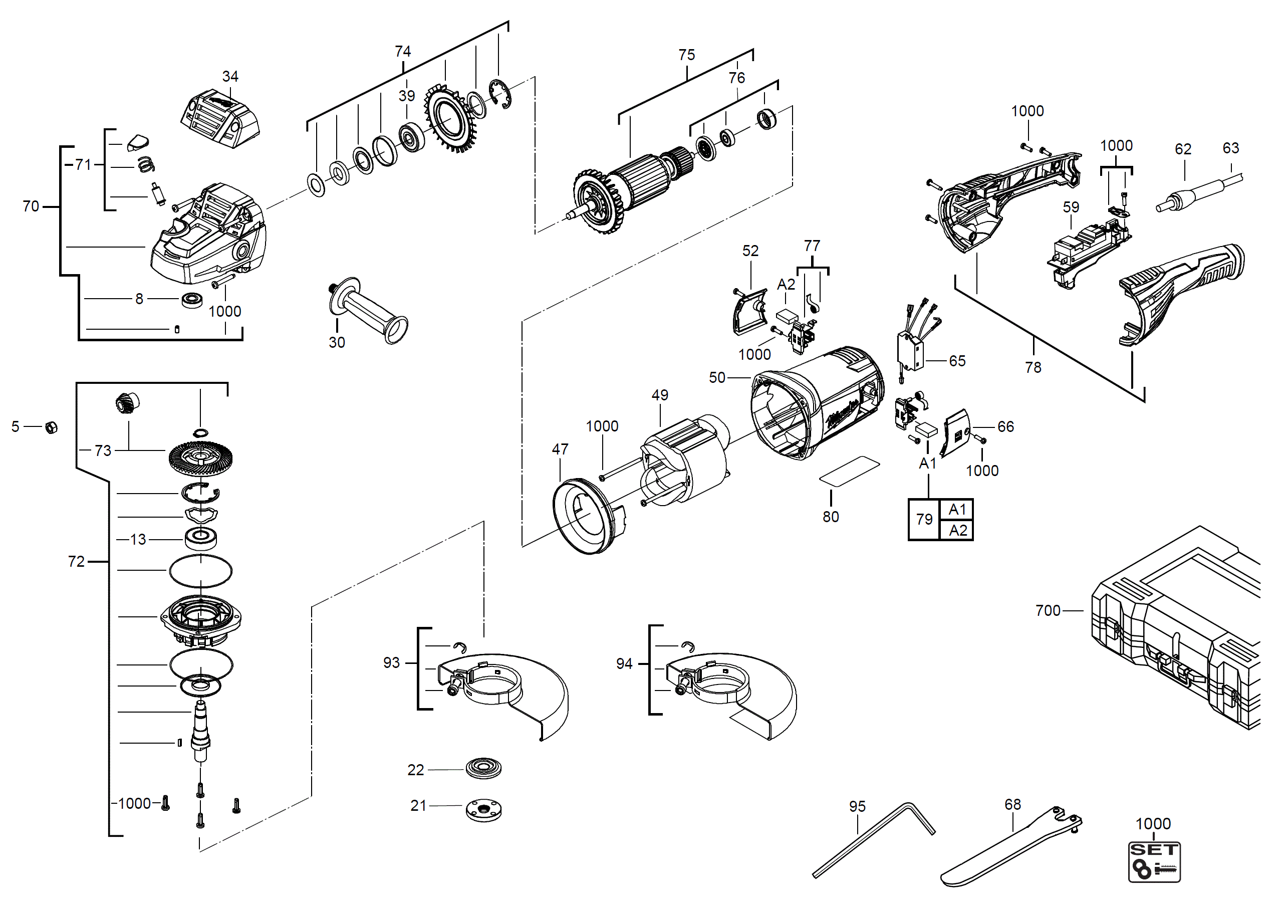 MILWAUKEE AG22-230#4000431866